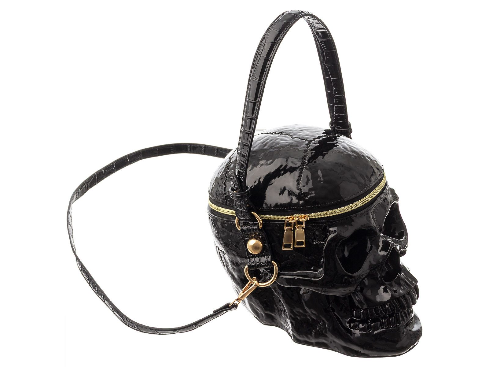 Schultertasche Tasche Umhängetasche "Totenkopf"