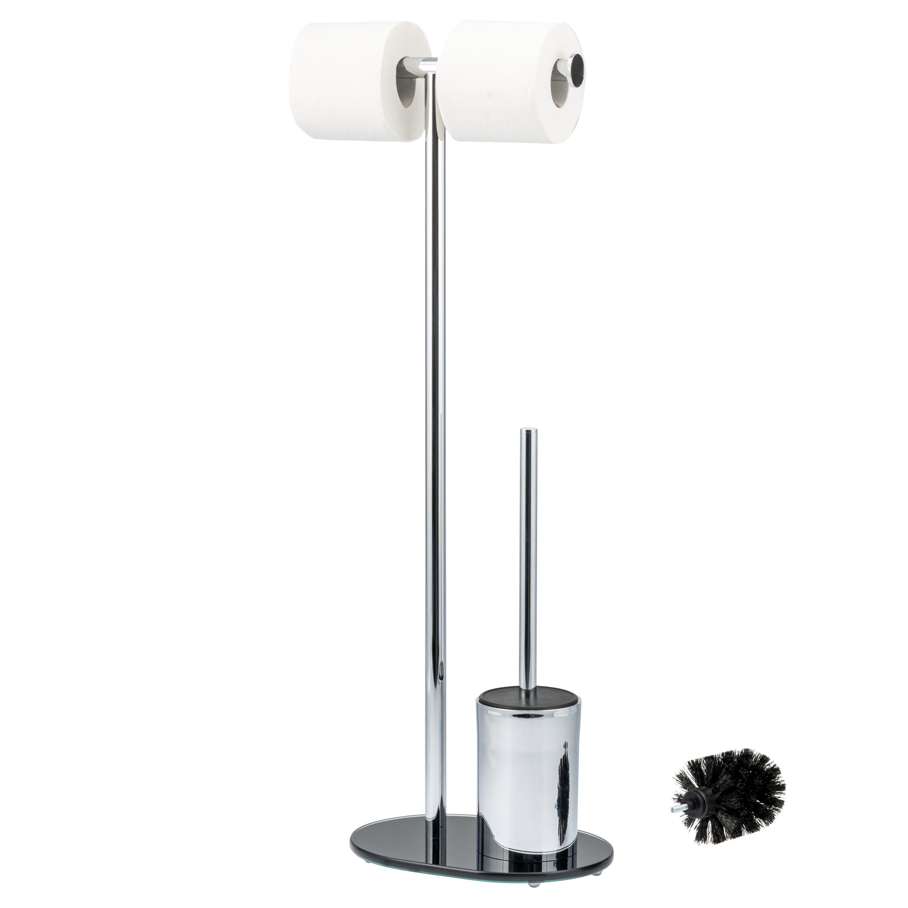 bremermann WC-Garnitur Stand-WC-Garnitur, WC-Bürste, Rollenhalter mit günstig online kaufen