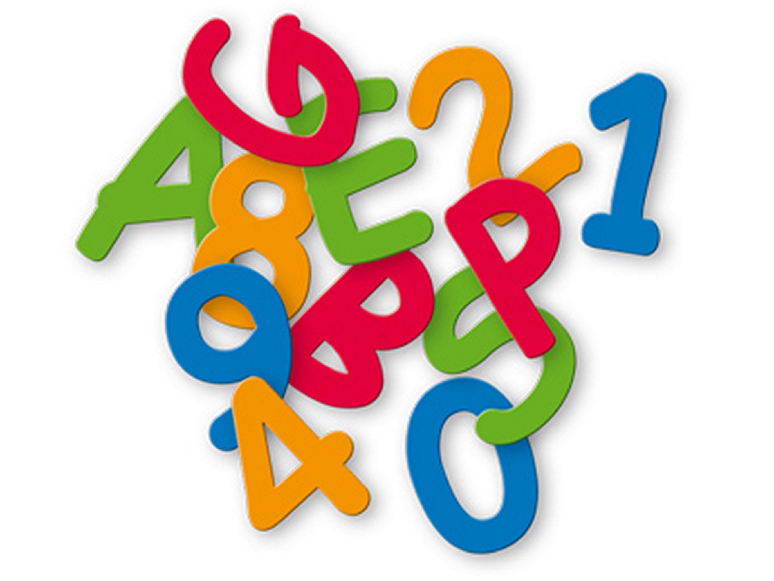 Verpackungsmittel GmbH Markneukirchen Schultüte Tischkonfetti Schulanfang / Größe: 60mm / 1,2,3 + ABC / 40 Stück