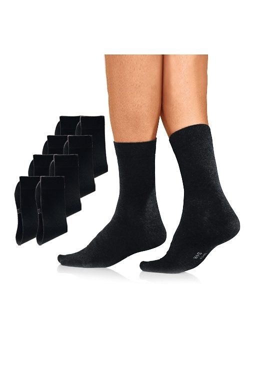 H.I.S Basicsocken Herren Business Socken Strümpfe Anzugsocken Atmungsaktiver Baumwolle (Packung, 8-Paar, Gr. 39-42 bis 47-48) mit hohem Baumwollanteil