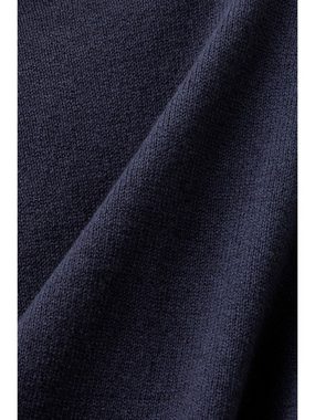Esprit Rundhalspullover Pullover aus Baumwolle-Leinen-Mix