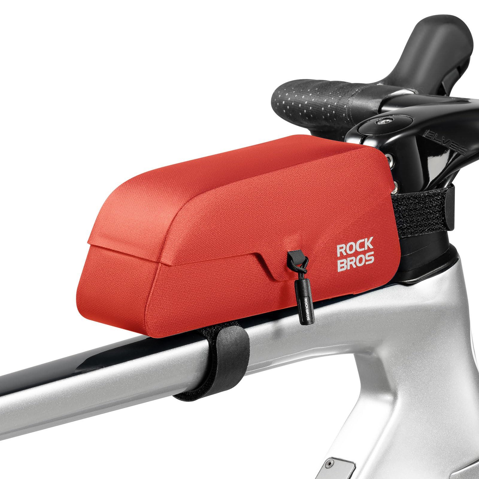 ROCKBROS Fahrradtasche Fahrrad Oberrohrtasche (mit magnetischem Deckel, für Gravelbike Rennrad und MTB), wasserdichten Stoffen