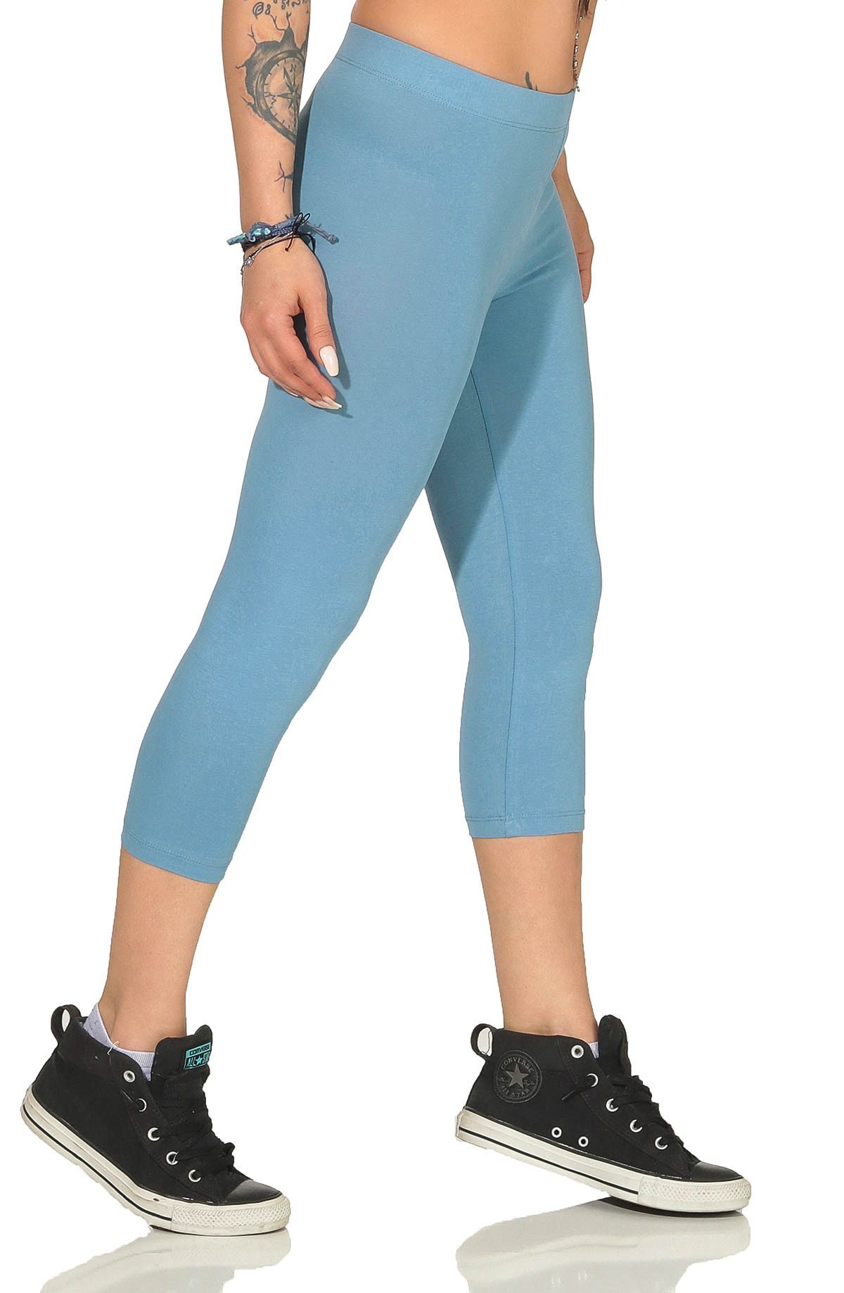 Mellice 3/4-Leggings Damen 3/4 Capri Leggings günstig online kaufen