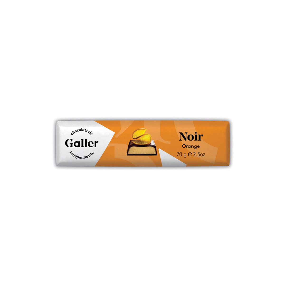 Galler Schokolade Schokoladenriegel Galler Dunkle Orange, 70 g