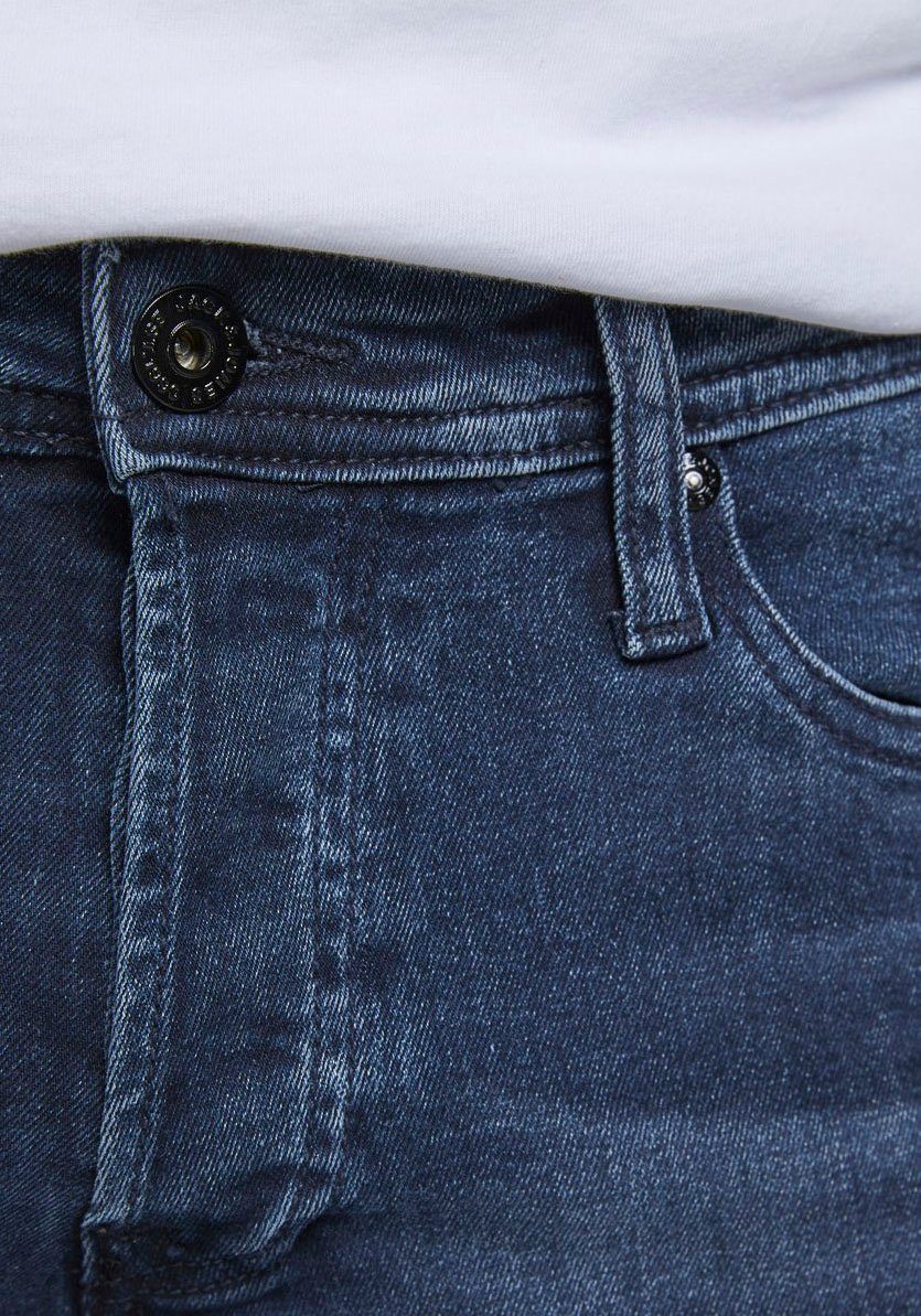 Jack & Jones Slim-fit-Jeans JJIGLENN Slim-Fit mit Stretch und praktischer 5-Pocket-Form Baumwollmischung, slim fit
