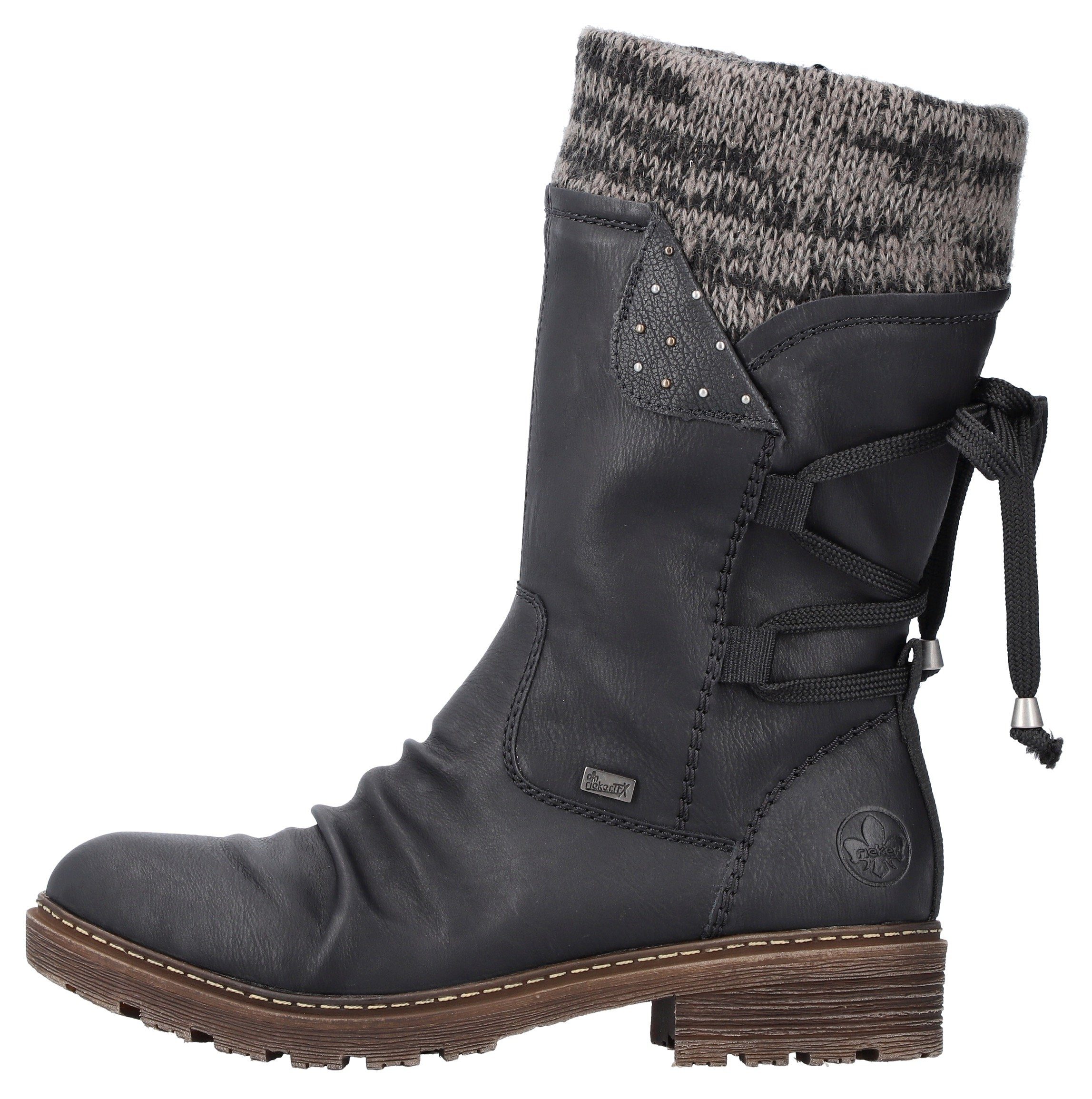 Rieker Winterstiefel, Winterboots, Profilsohle, Warmfutter, mit Rieker-TEX