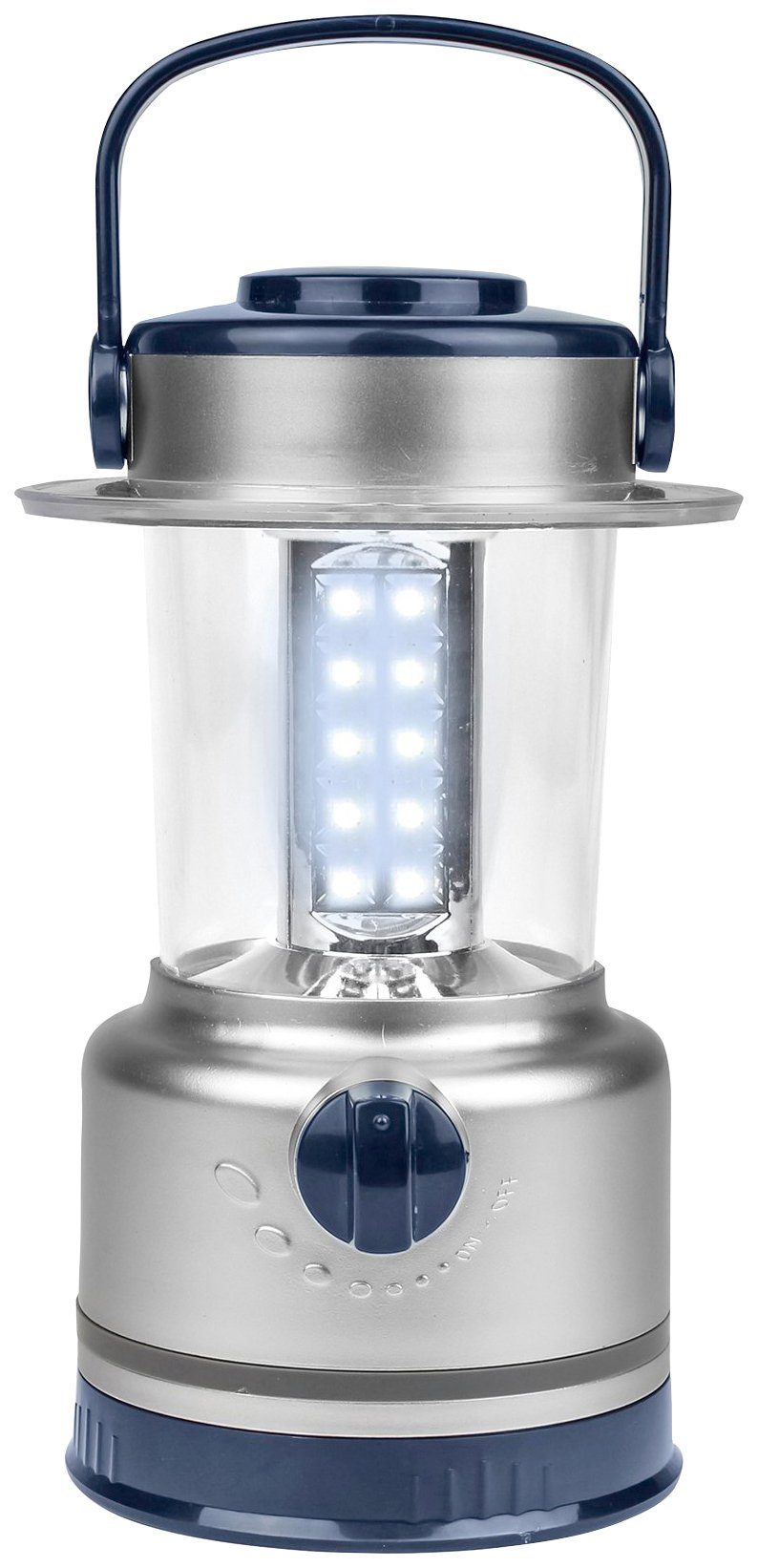 CALIMA LED Laterne, mehrere Helligkeitsstufen, LED fest integriert, Kaltweiß, batteriebetrieben, Größe ca. 13x13x21cm