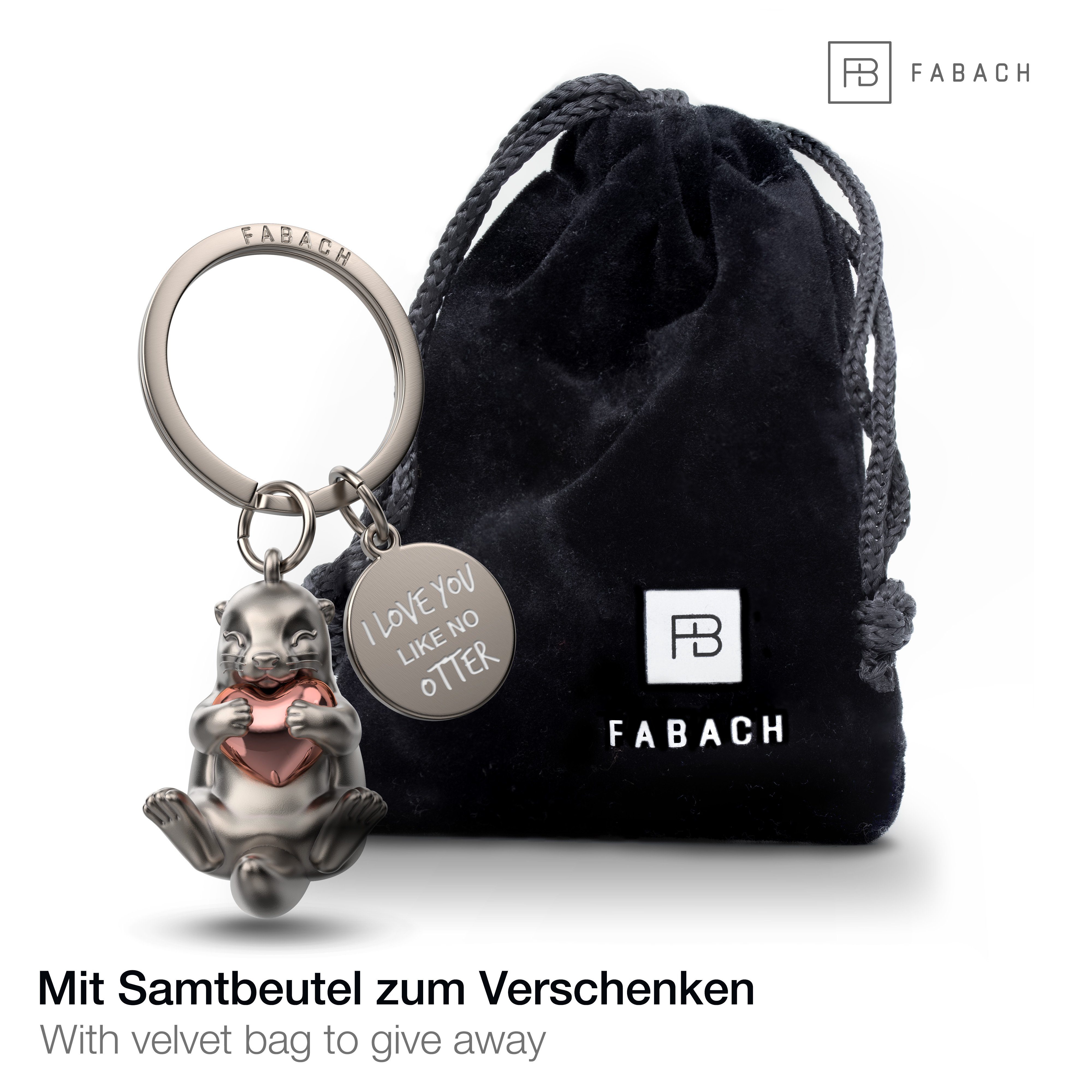 FABACH Schlüsselanhänger Otter Schlüsselanhänger "Otty" mit Gravur "I love günstig online kaufen