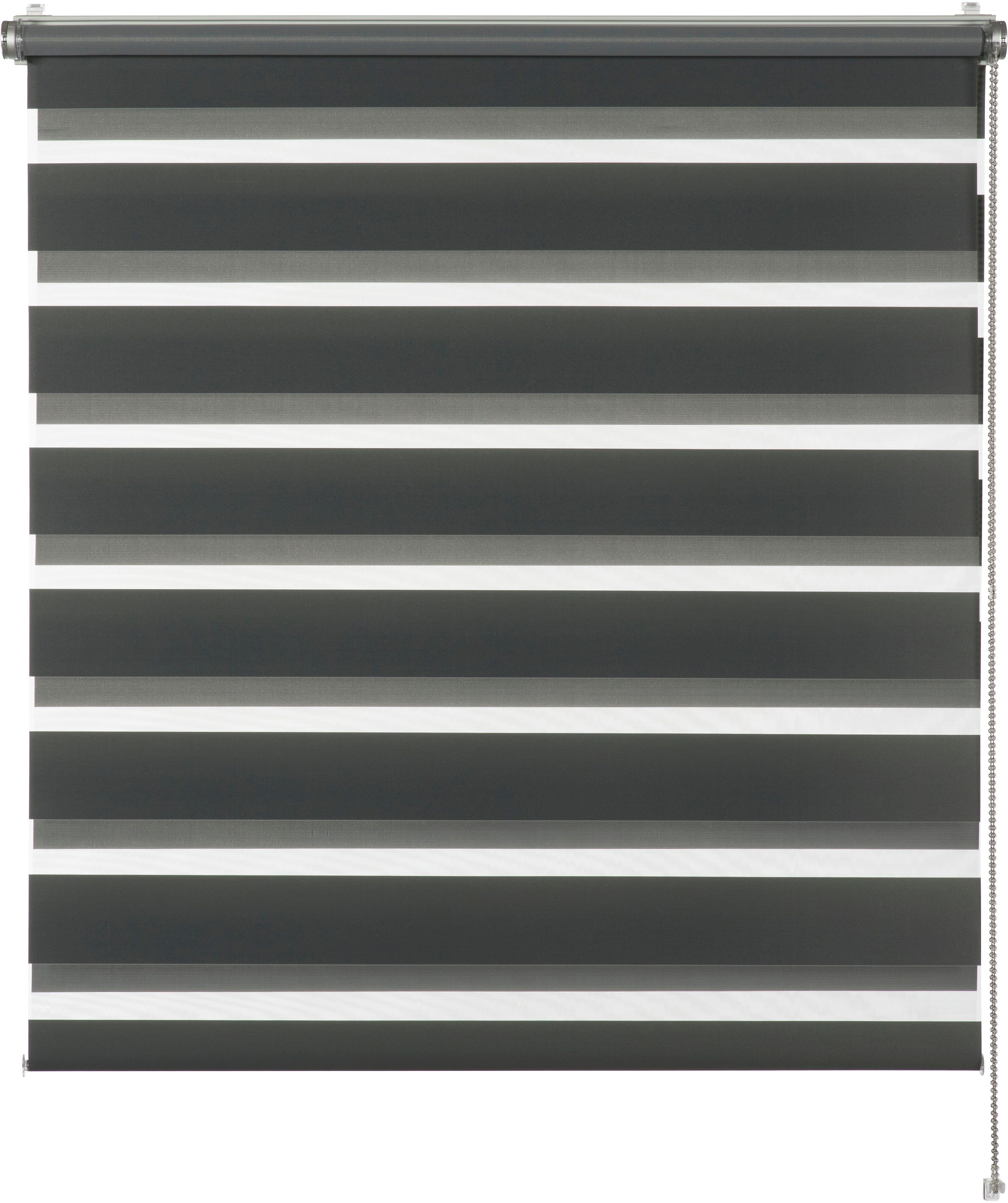 Doppelrollo Tilda, SCHÖNER WOHNEN-Kollektion, transparent, mit Bohren/ohne Bohren, freihängend, Klemmfix, geklemmt, silberne oder weiße Rollo-Technik