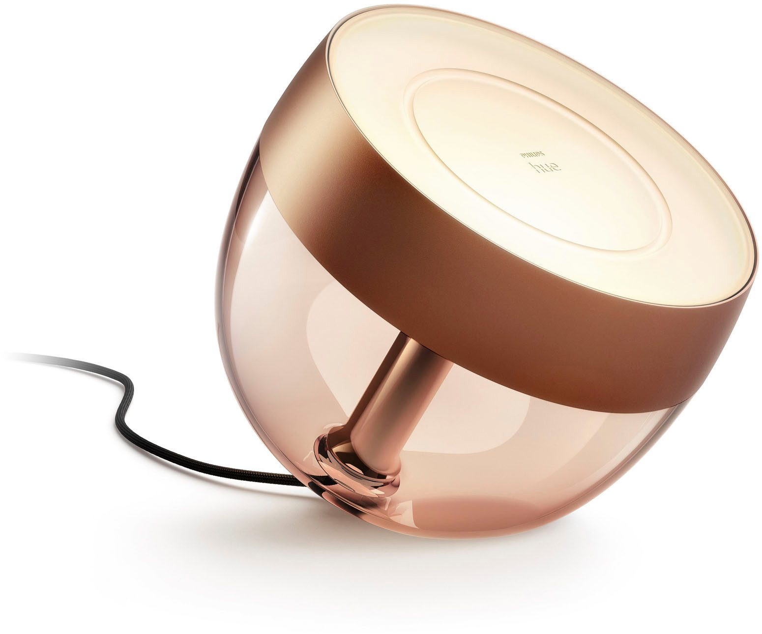 Philips Hue Tischleuchte White & Color Ambiance Iris Tischleuchte 520lm, LED fest integriert, Farbwechsler