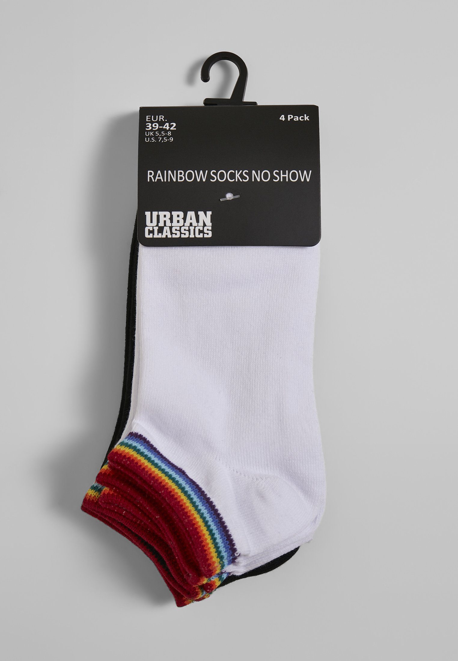 CLASSICS Accessoires Socks No Show 4-Pack Freizeitsocken URBAN (1-Paar) Rainbow