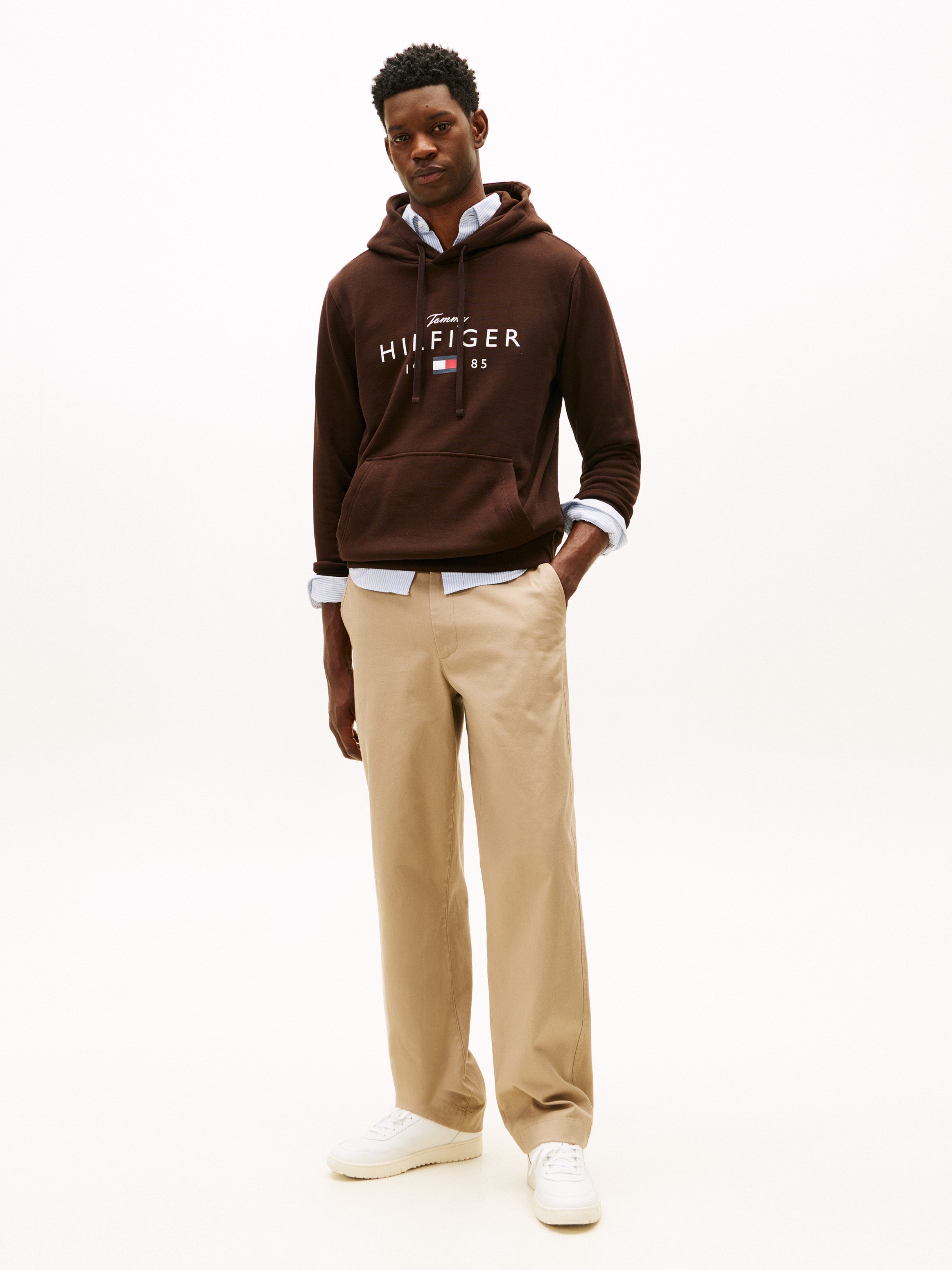 Tommy Hilfiger Hoodie BRAND LOVE BIG HILFIGER mit Logo-Grafik, normale Passform