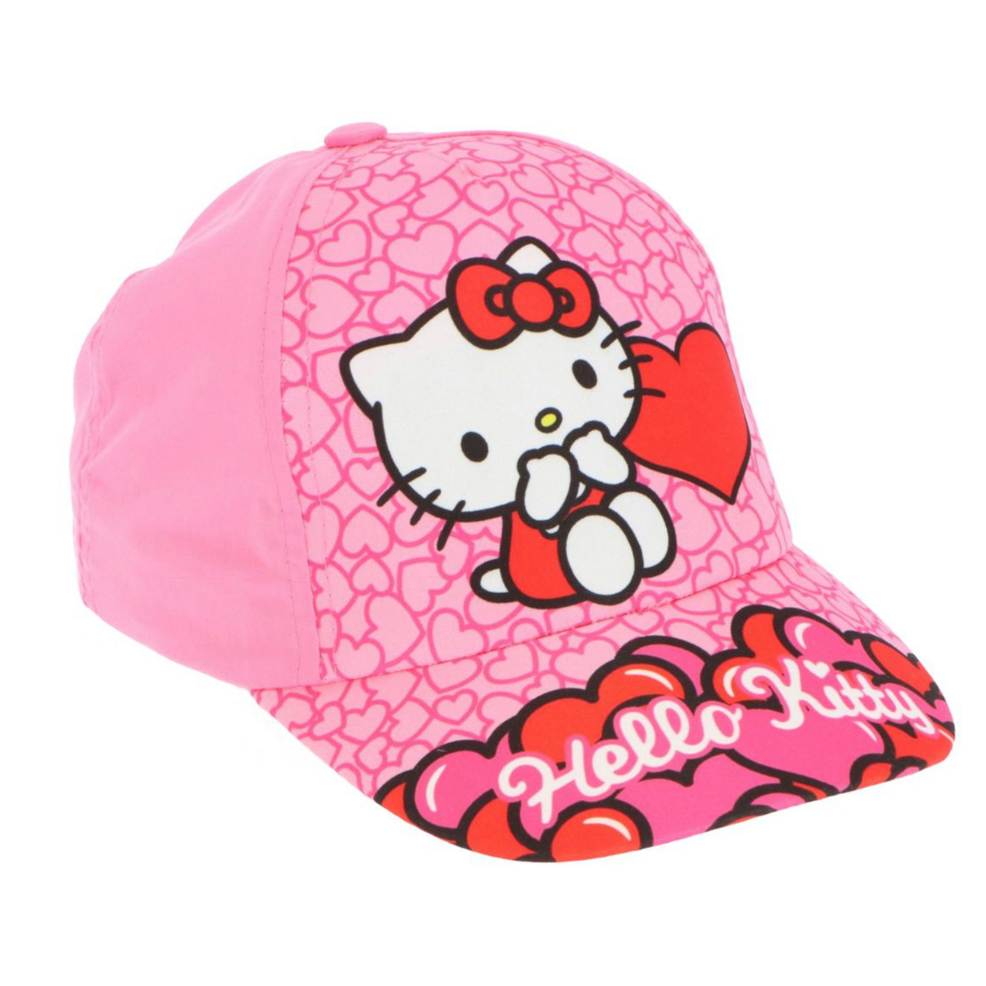 Baseball Cap Hello Kitty Kinder Mädchen Basecap Baseball Kappe Gr. 52-54