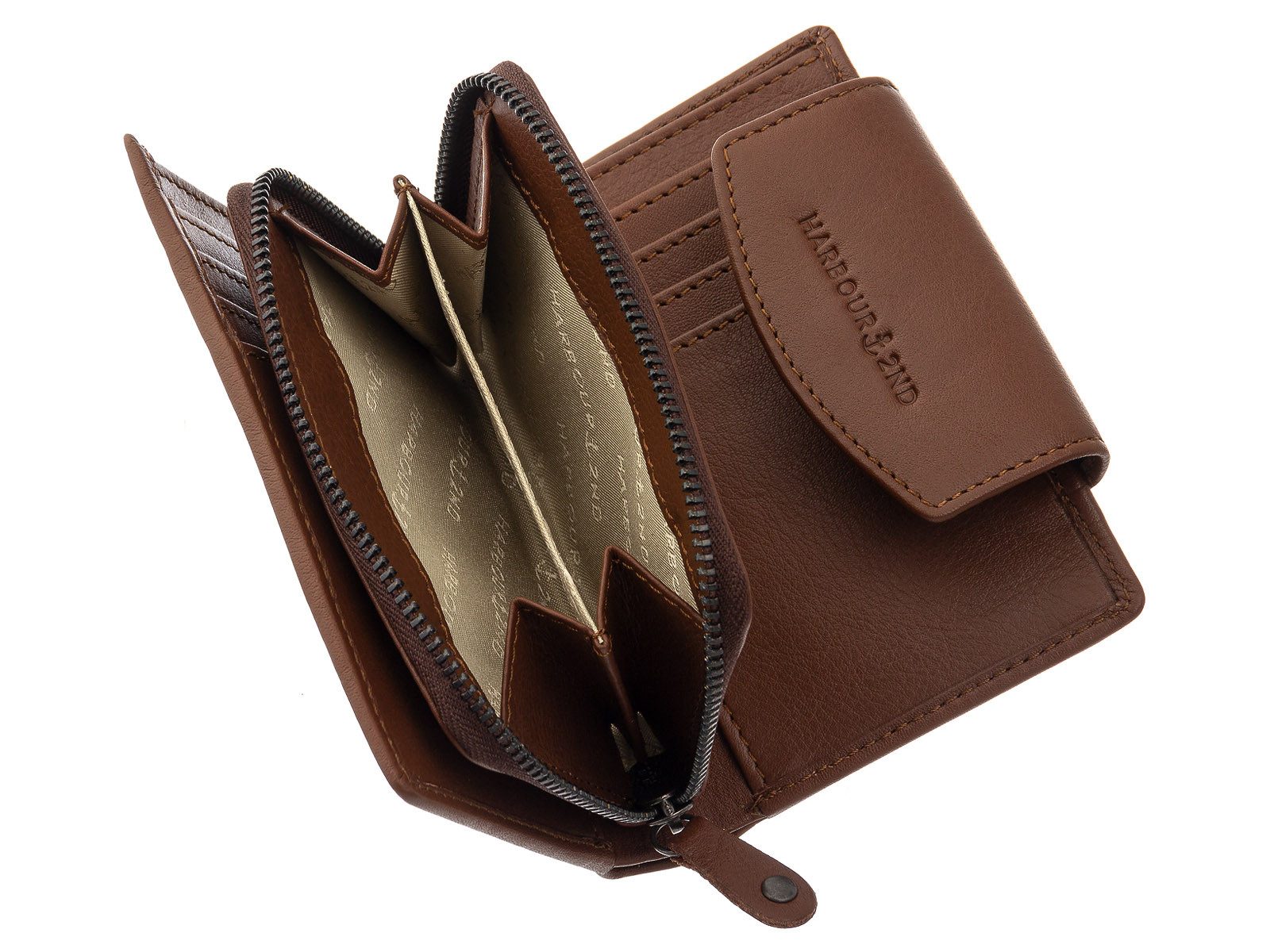 HARBOUR 2nd Geldbörse Brit Wallet Style mit Überschlag (1-tlg), Anker Logo