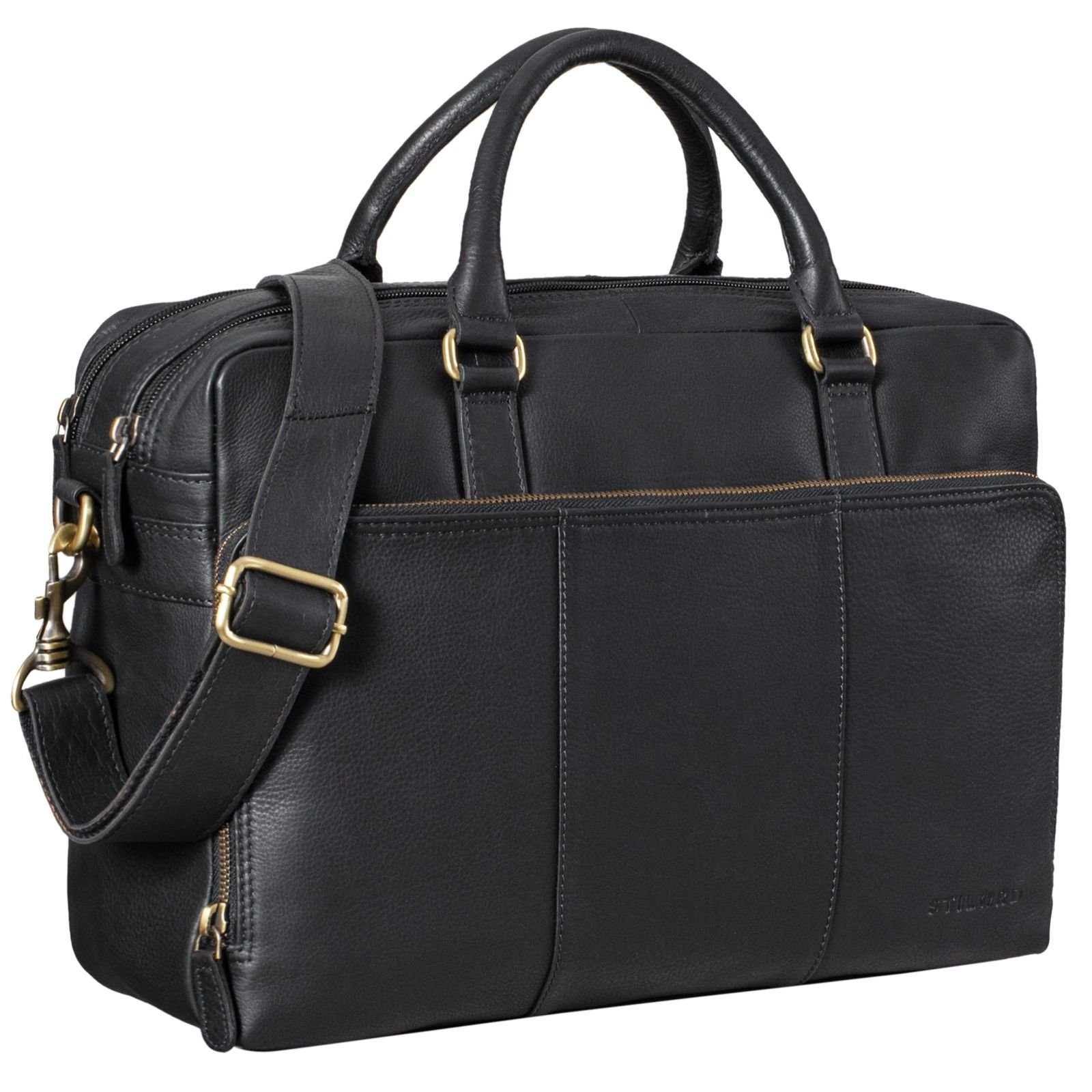 STILORD Laptoptasche "Isaac" Leder Businesstasche Vintage günstig online kaufen