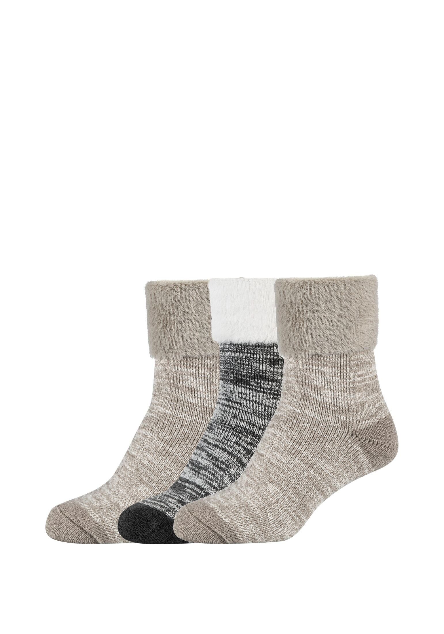 Camano Socken Socken 3er Pack taupe