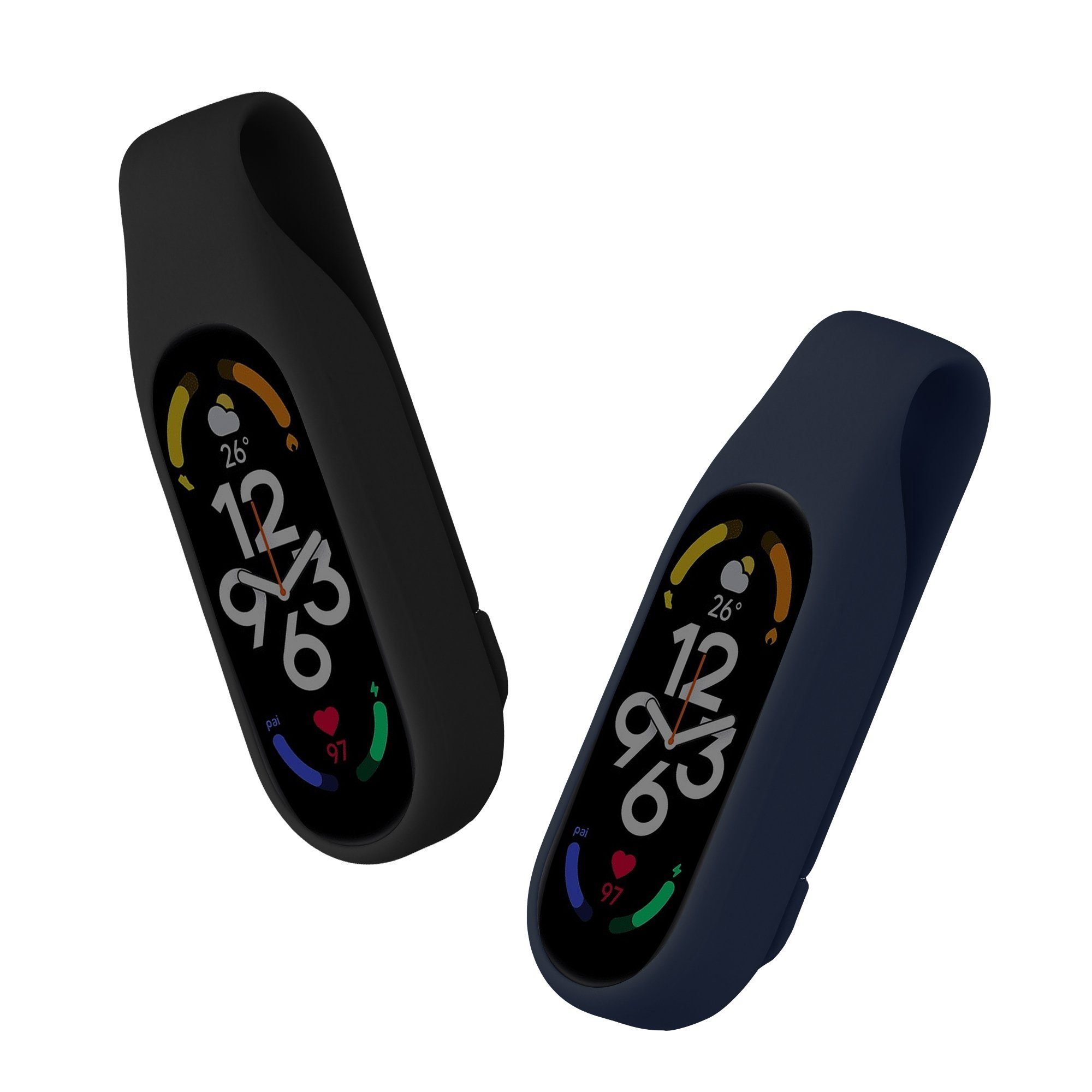 Fitness-Tracker 2x Clip Halter für Xiaomi Mi Band 7 / 6 / 5 / 4