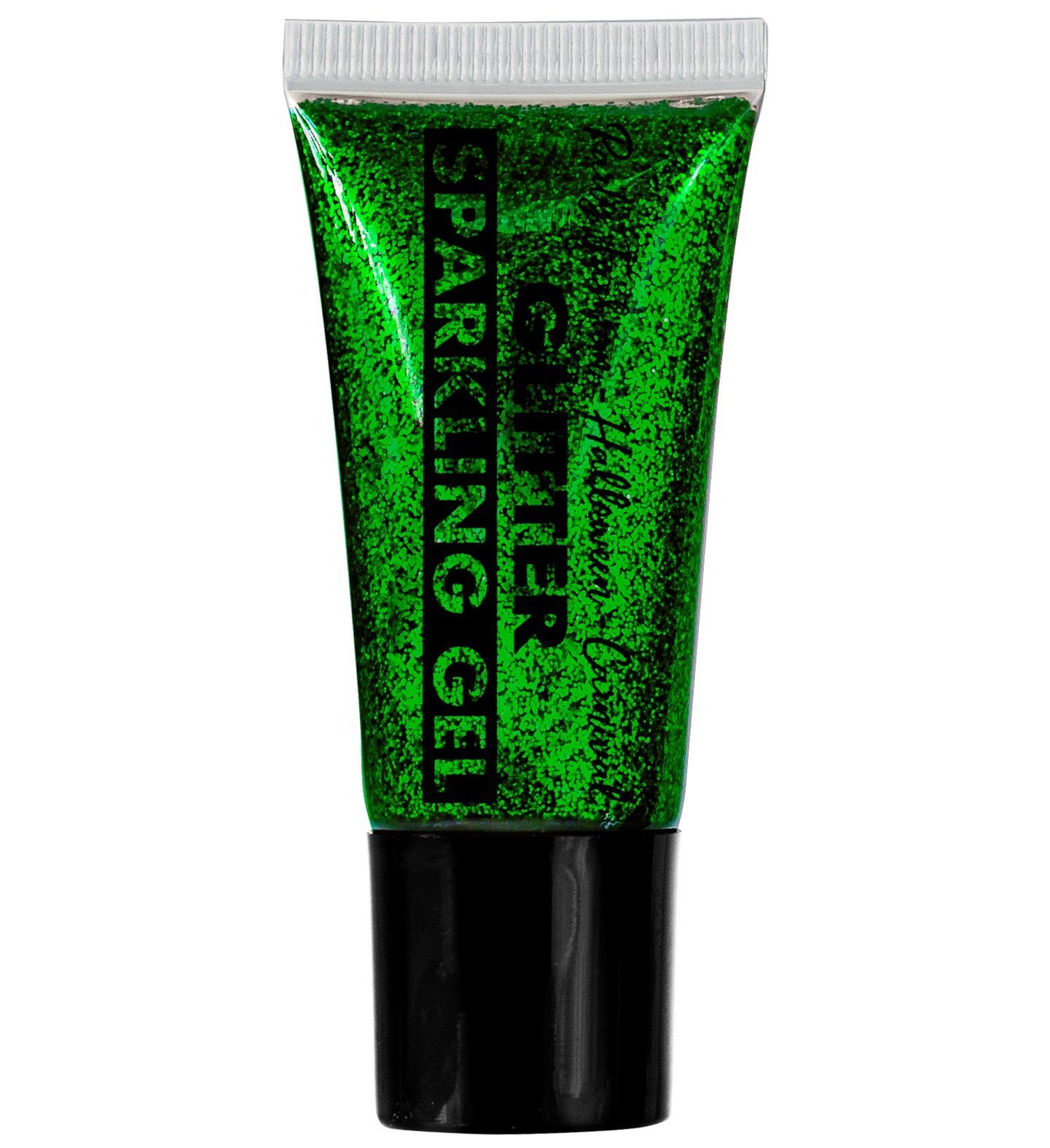Theaterschminke Professionelles Glitter Make-up Tube 25 ml Grün