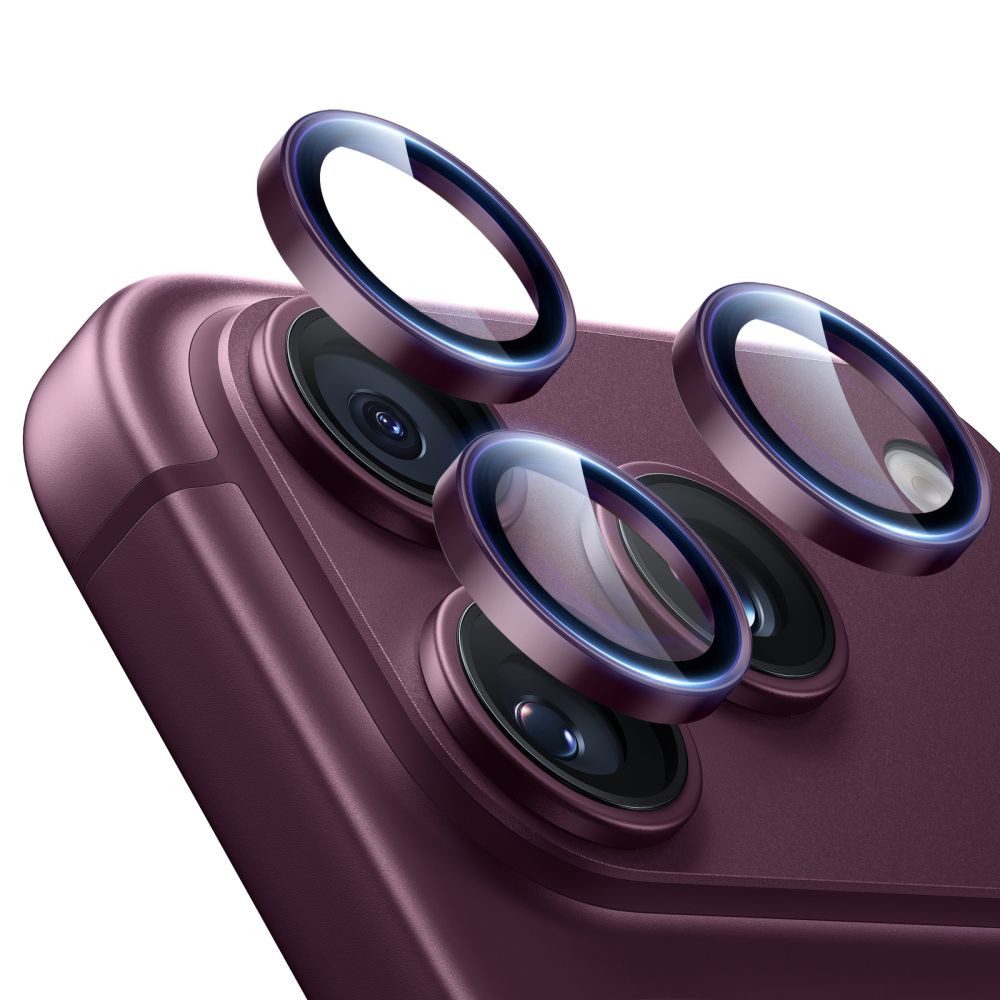 ESR Kameraschutzglas Objektivschutz Linsenschutzglas Kameraabdeckung für Apple iPhone 18 Pro, Apple iPhone 18 Pro Max, Spar-Set, 1 Stück, Gehärtetes Glas, erhöhter Rand, entspiegelt