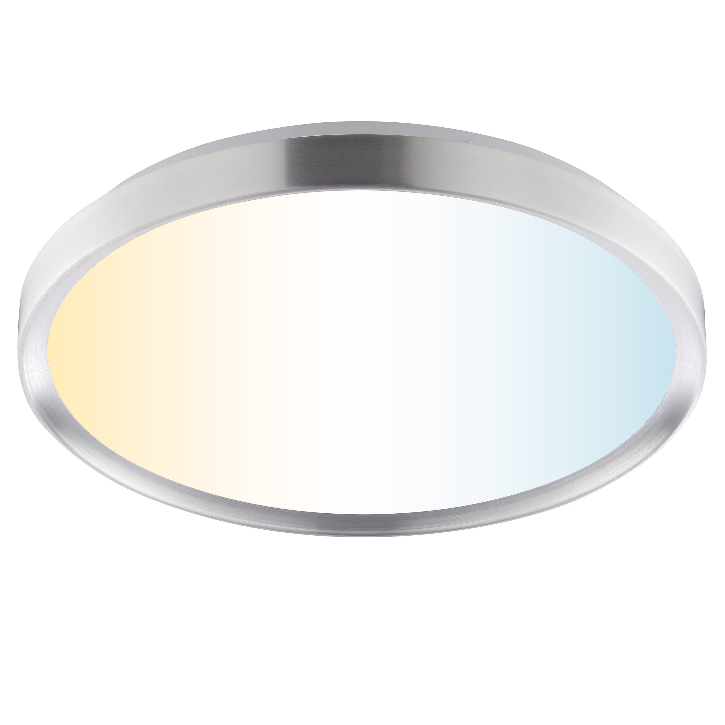 Brilliant LED Deckenleuchte Fancia, CCT - über Fernbedienung, Dimmfunktion, Nachtlichtfunktion, Timerfunktion, LED fest integriert, warmweiß - kaltweiß, 3000-6500K, dimmbar, CCT, hohe Energieeffizienz
