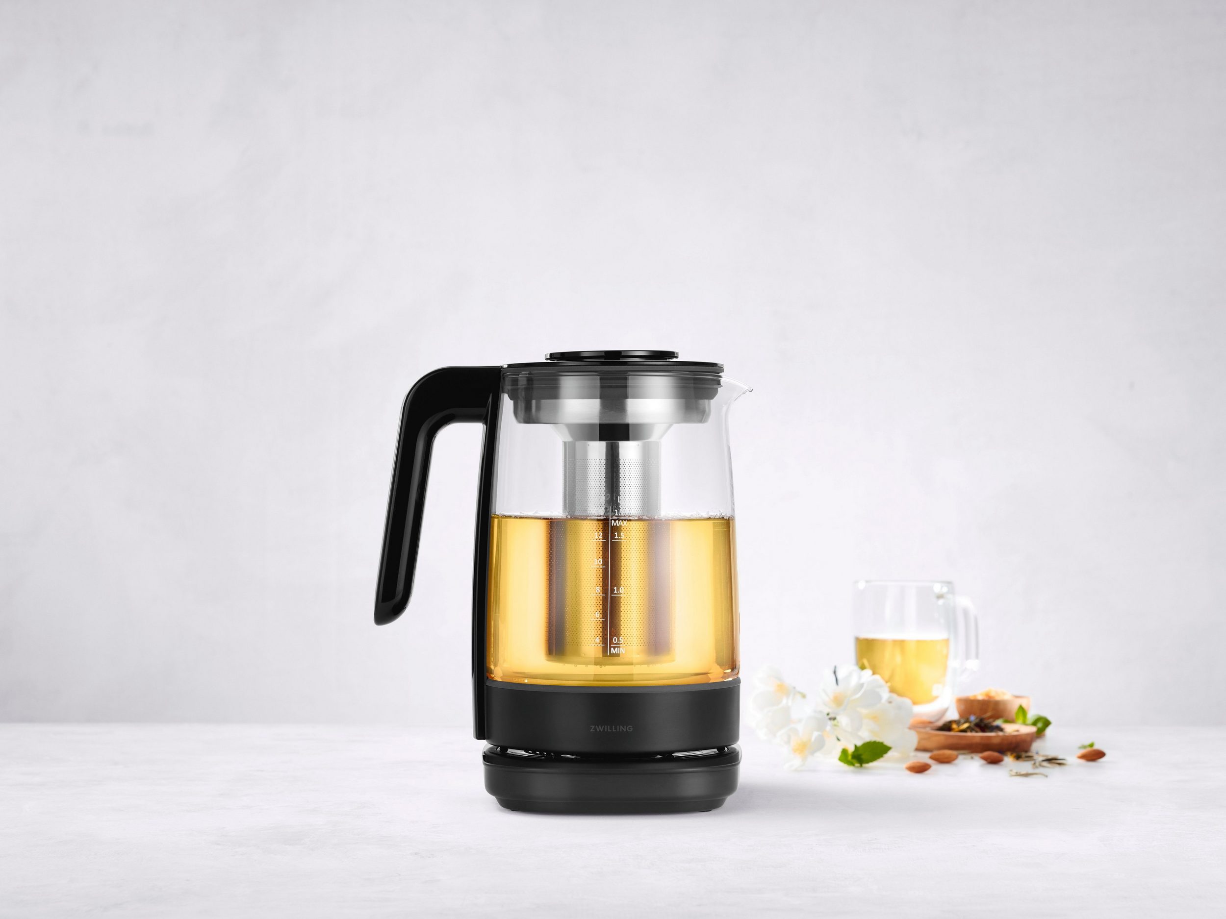 Zwilling Wasserkocher ZWILLING ENFINIGY Wasserkocher aus Glas, 1850,00 W