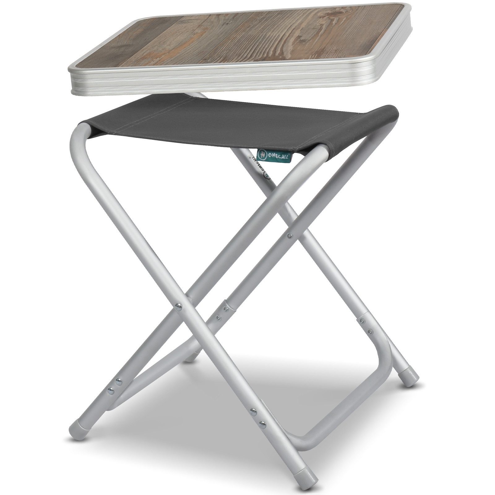 HOMECALL Campinghocker Klapphocker mit MDF Tisch günstig online kaufen