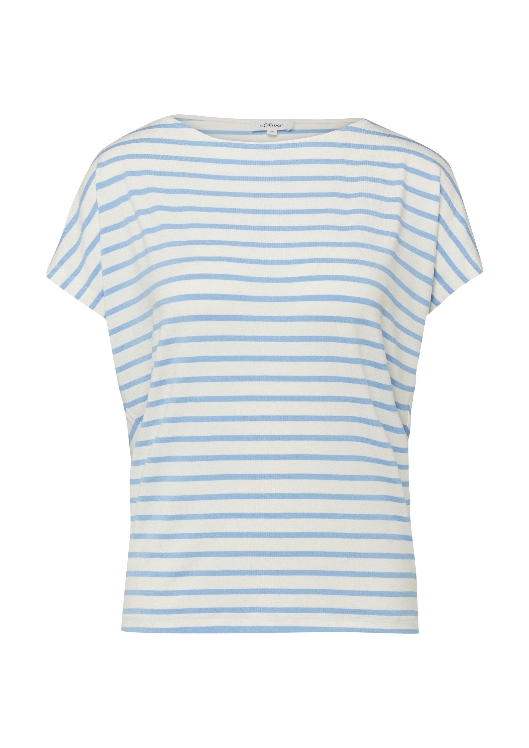 blau - creme gestreift