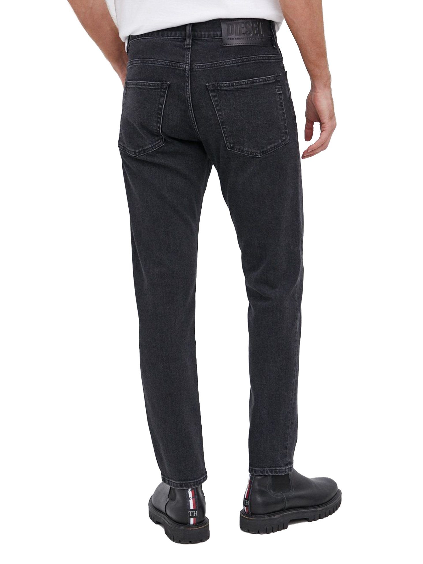 Diesel Tapered-fit-Jeans Regular - Vintage Schwarz - D-Fining 09A14 günstig online kaufen