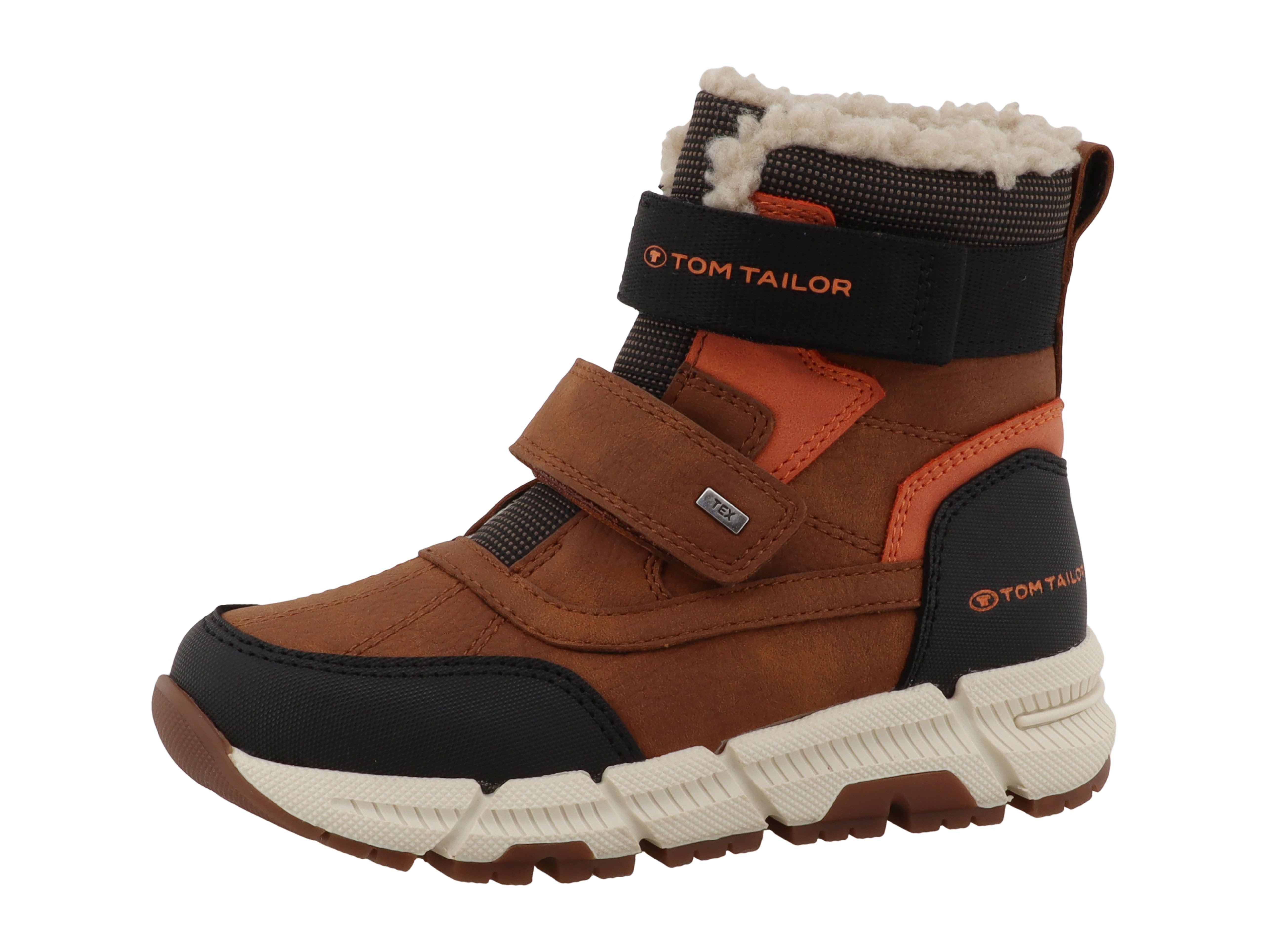 TOM TAILOR Winterboots Klettboots mit wasserabweisender TEX-Ausstattung
