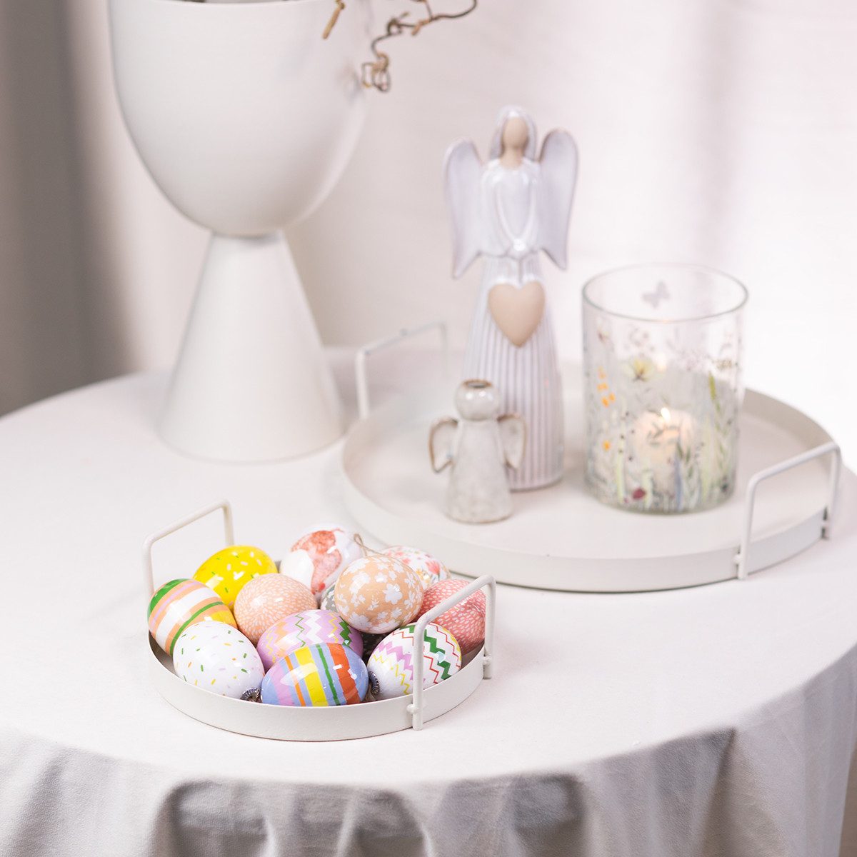 Florists Products Dekotablett Dekoratives Metalltablett für stilvolle Deko und