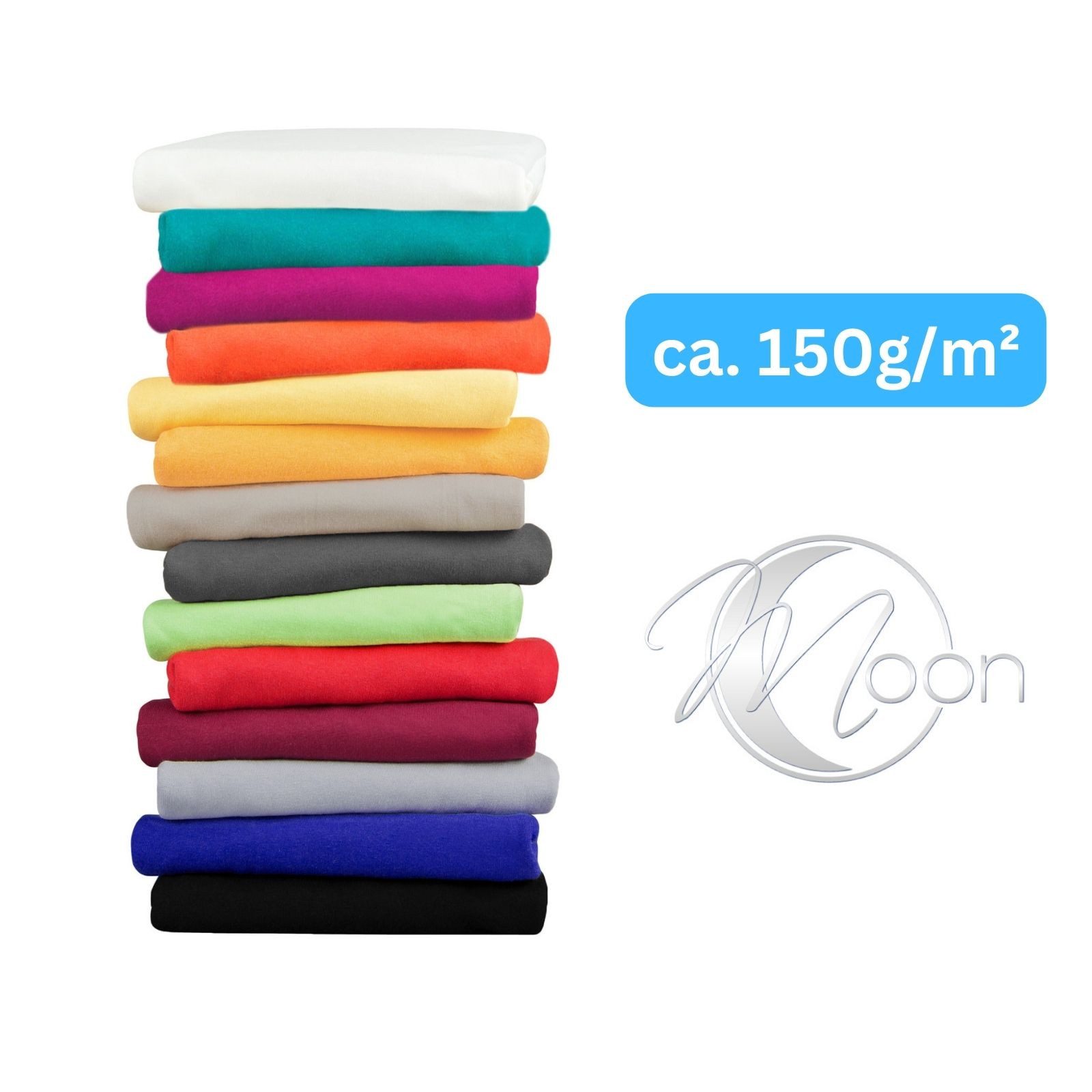 MOON Heimtextilien Kissenbezug / Seitenschläferkissenbezug 2er Pack MOON-Luxury Linon 100% Baumwolle, Linon – Bild 5 von 5