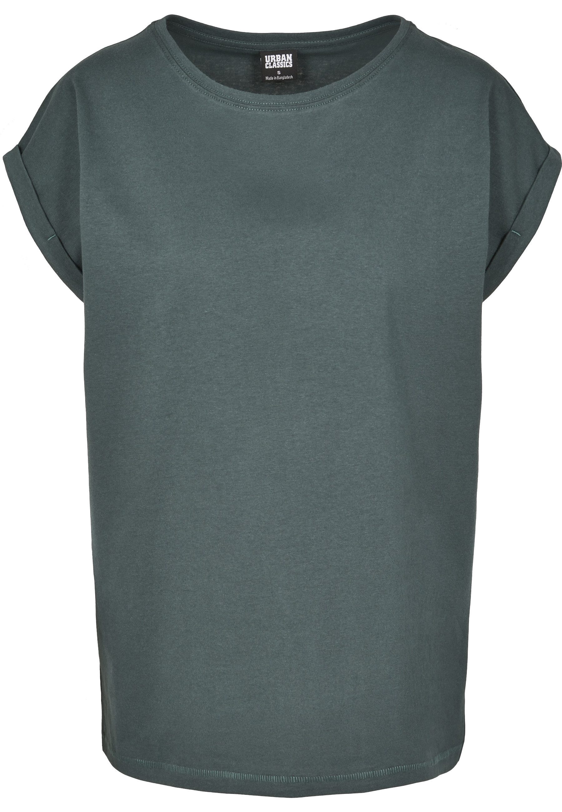 Kurzarmshirt Urban Classics Damen Ladies Extended Shoulder Tee