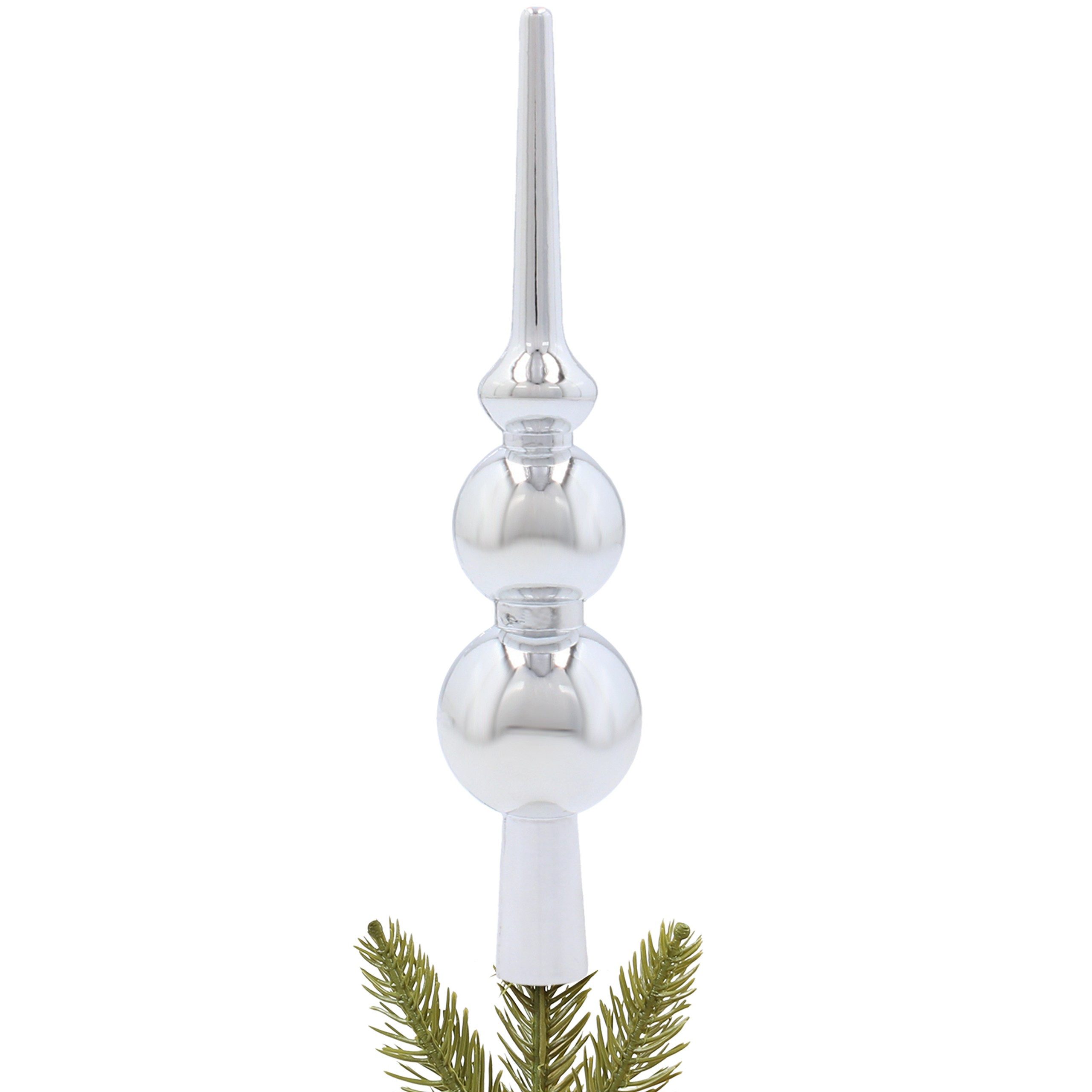 Sarcia.eu Christbaumspitze Silberspitz, Christbaumspitze 20 cm