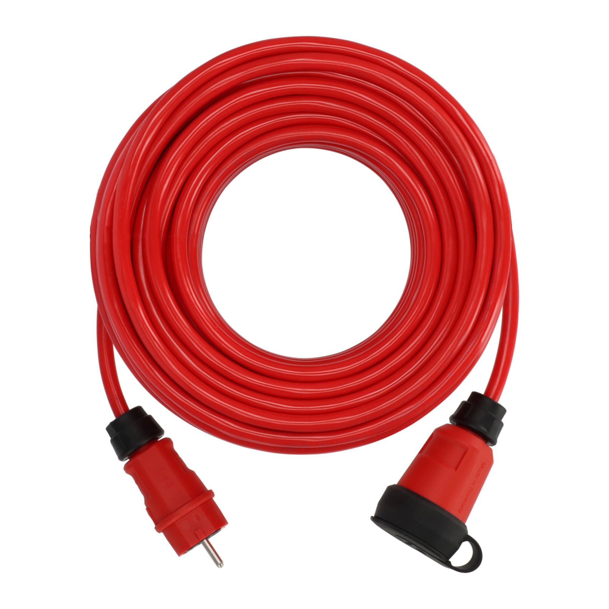 Brennenstuhl Stromverteiler Brennenstuhl Professional Verlängerungskabel VQ 2200 IP44, 25m rot H07