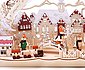 BRUBAKER LED Lichterbogen »Schwibbogen - Winterlandschaft mit Altstadt«, traditioneller Holzbogen mit 3D Szene, beleuchtet, handbemalt, 27 cm hoch, Bild 3