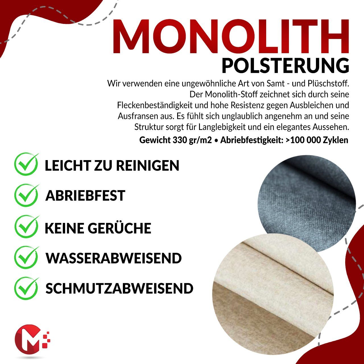 MKS MÖBEL Sofa PIRS Deko Monolith 3 Skandinavische Moderne 2 Grün Set, 1, Sofa