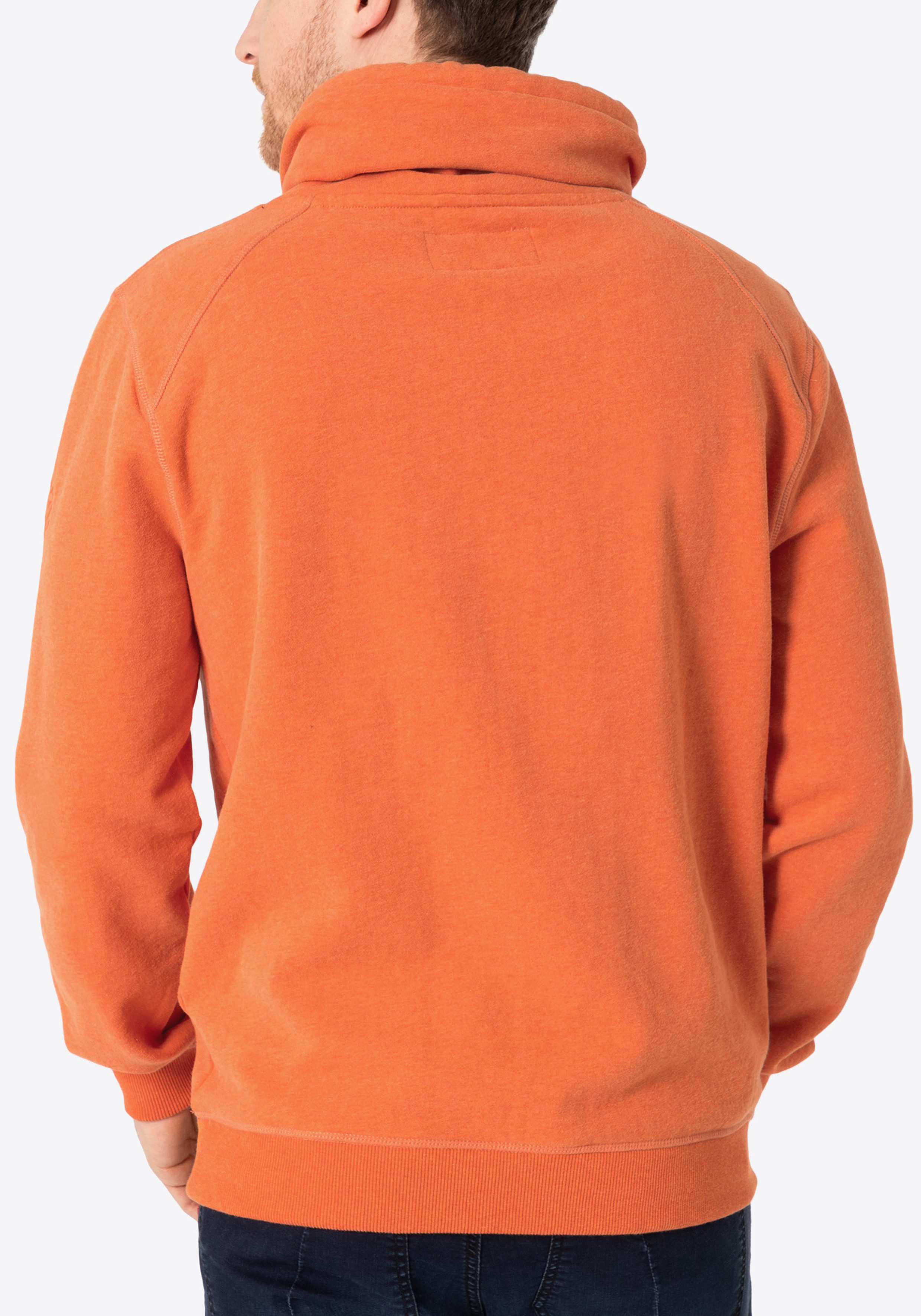 TIMEZONE Rundhalspullover Sweat Scarf Collar