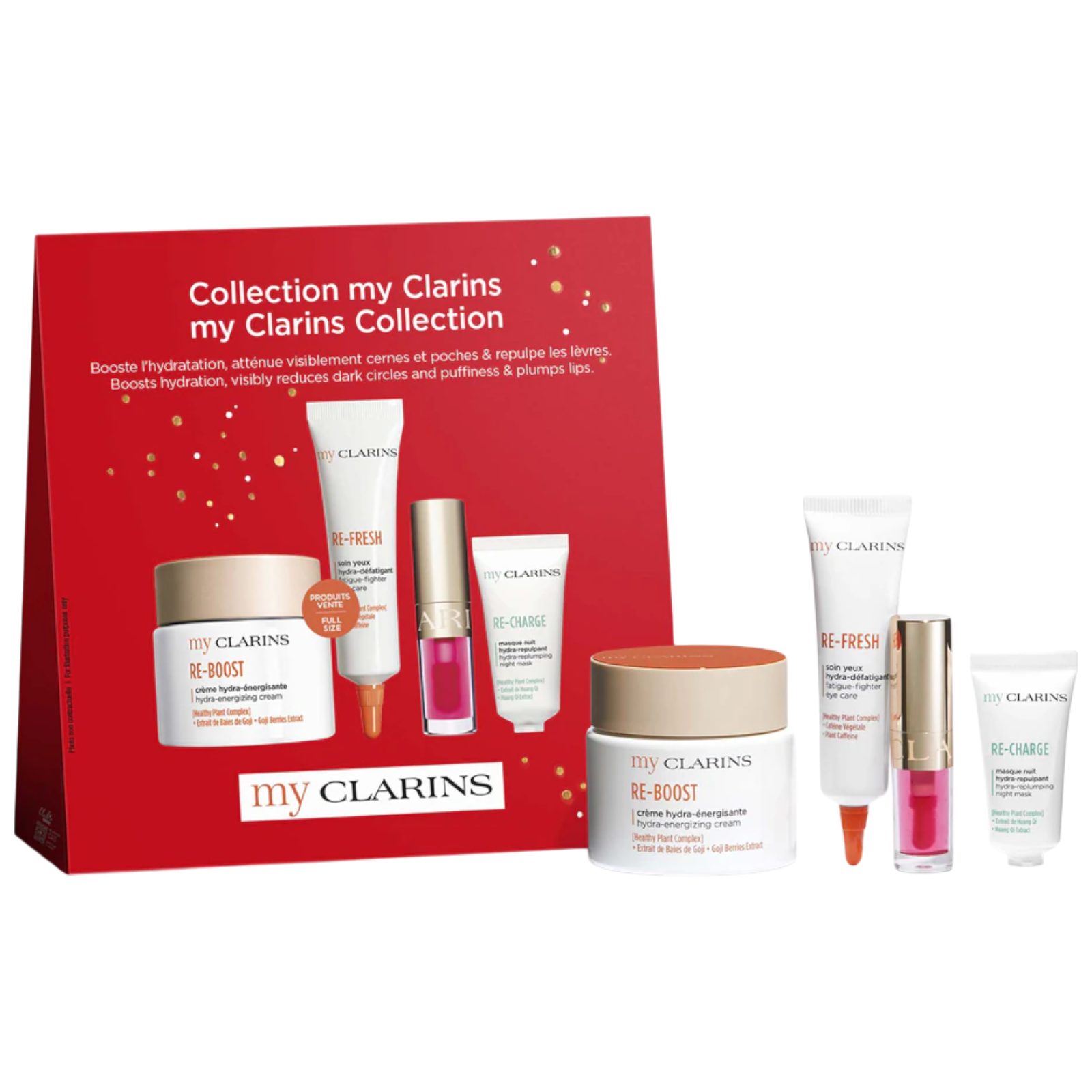 Clarins Gesichtspflege-Set Clarins My Clarins Holiday Season, 4-tlg.