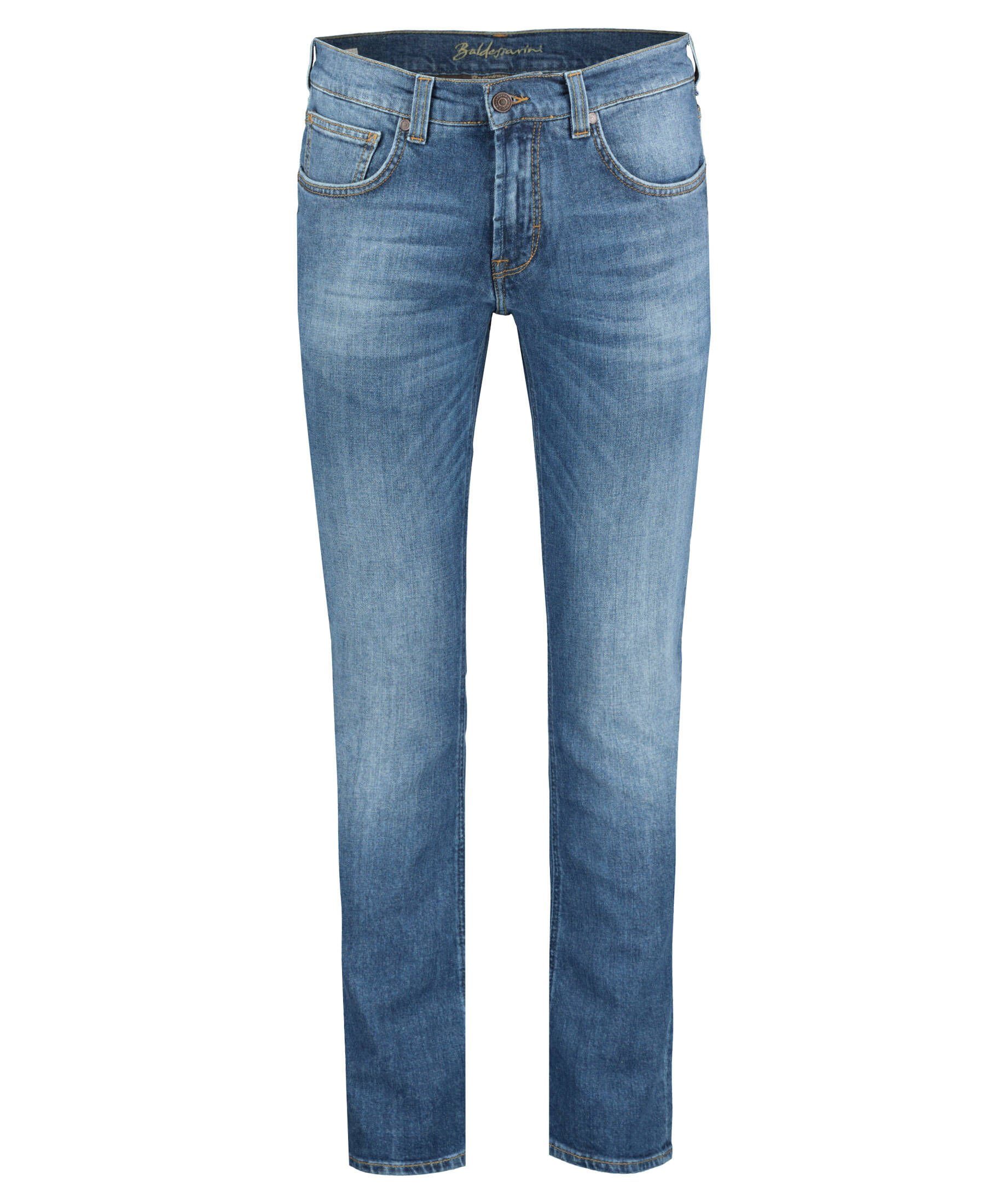 Baldessarinini 5-Pocket-Jeans Herren Jeans JOHN Straight Fit (1-tlg) stoned blue (81)