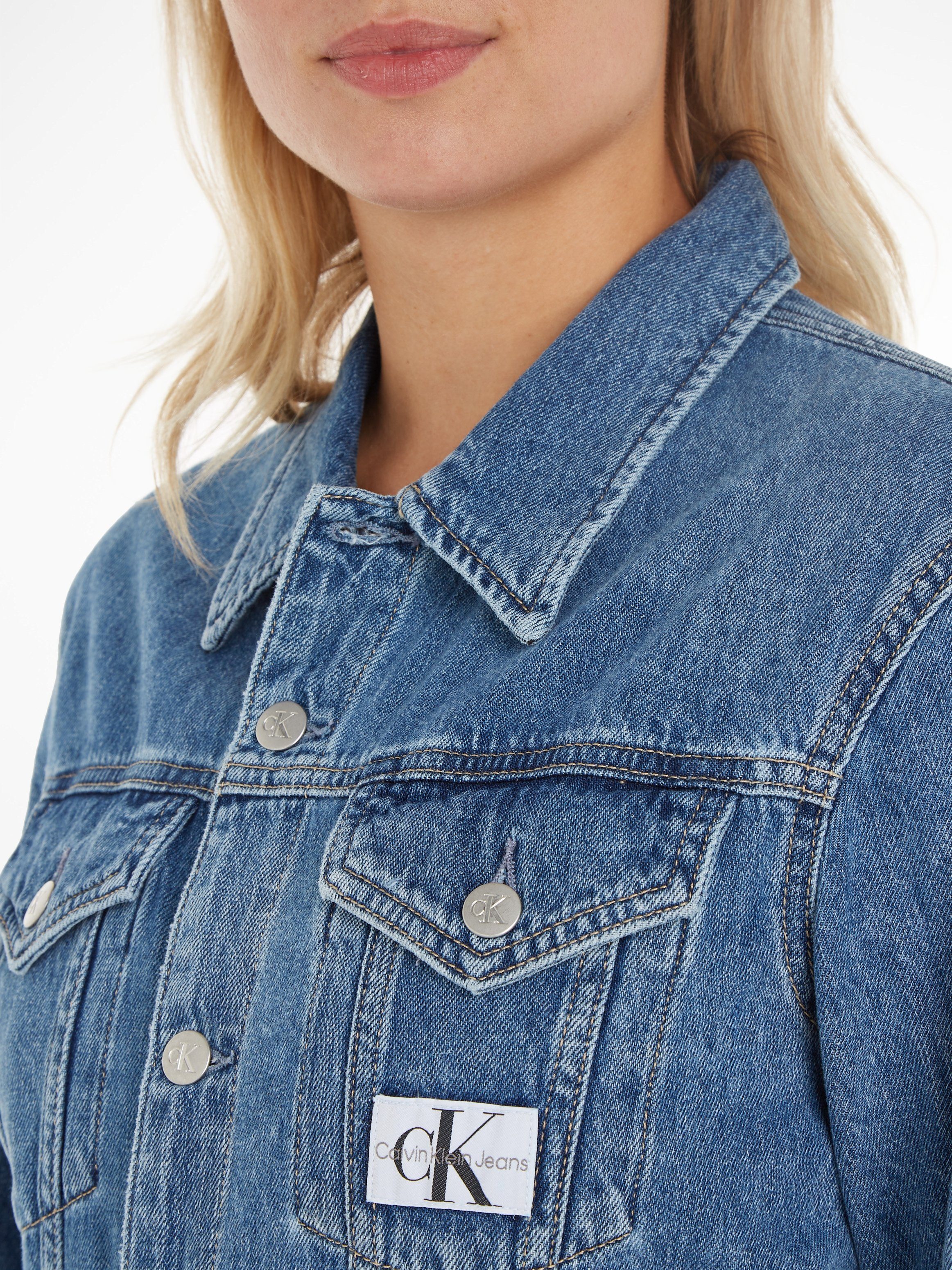 Klein Calvin Jeanskleid TRUCKER Jeans DRESS