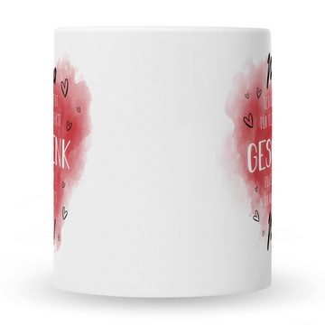 GRAVURZEILE Tasse mit Spruch Geschenk für Mama, Keramik, Farbe: Weiß