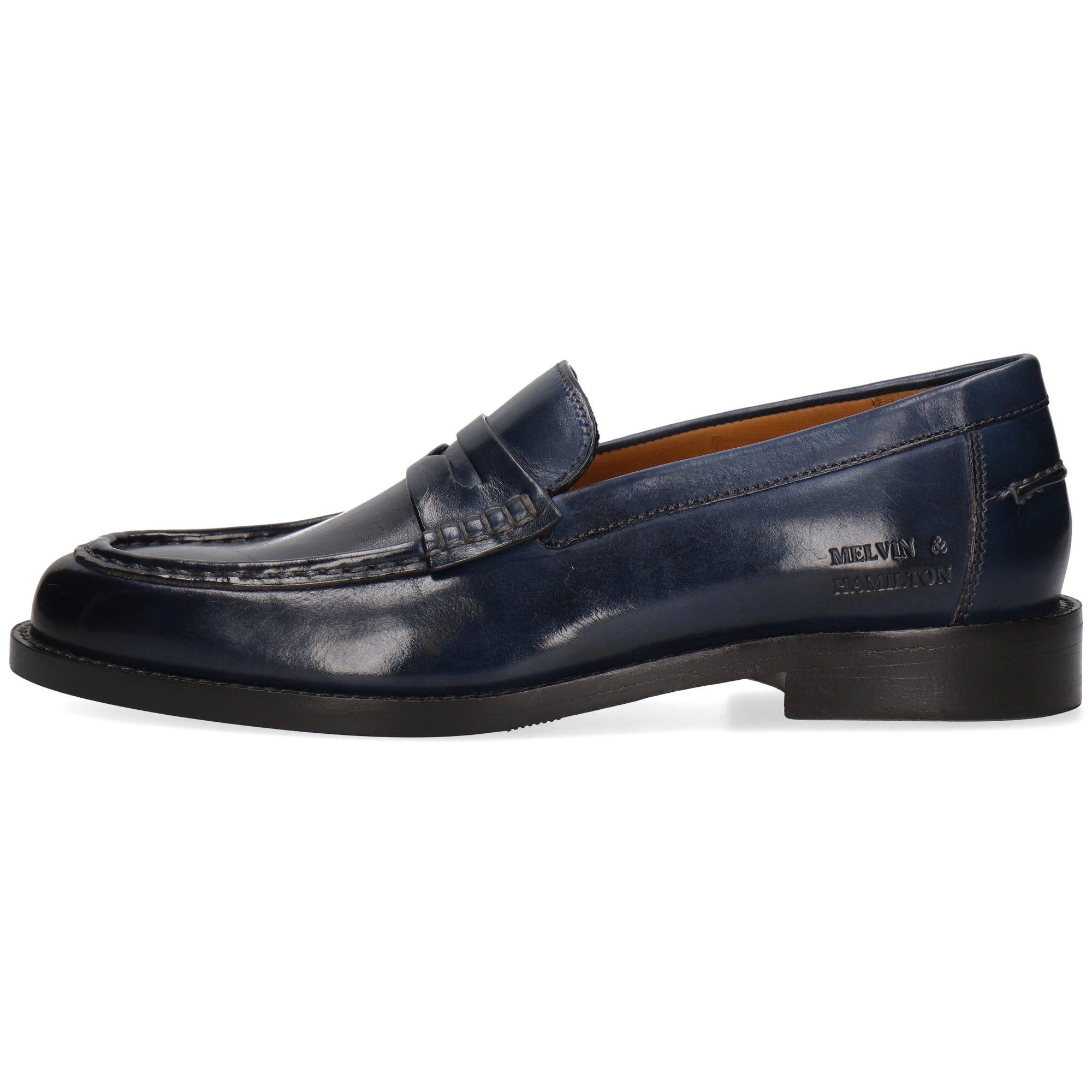 Melvin & Hamilton Gianna 23 Leder-Loafers für Damen Loafer Flache Absätze, Echtes Leder, Vegetabile Gerbung