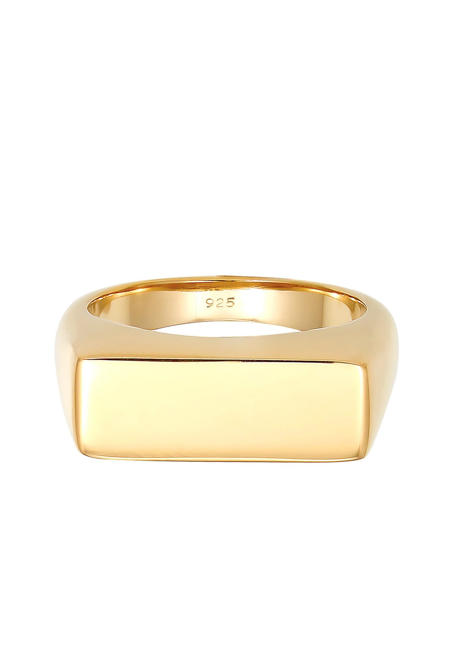 Elli Siegelring Siegelring Glanz Schlicht Trend 925 Silber