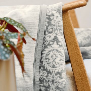 Wohndecke Jacquard Decke Mogila, IBENA, mit edlen Ornamenten