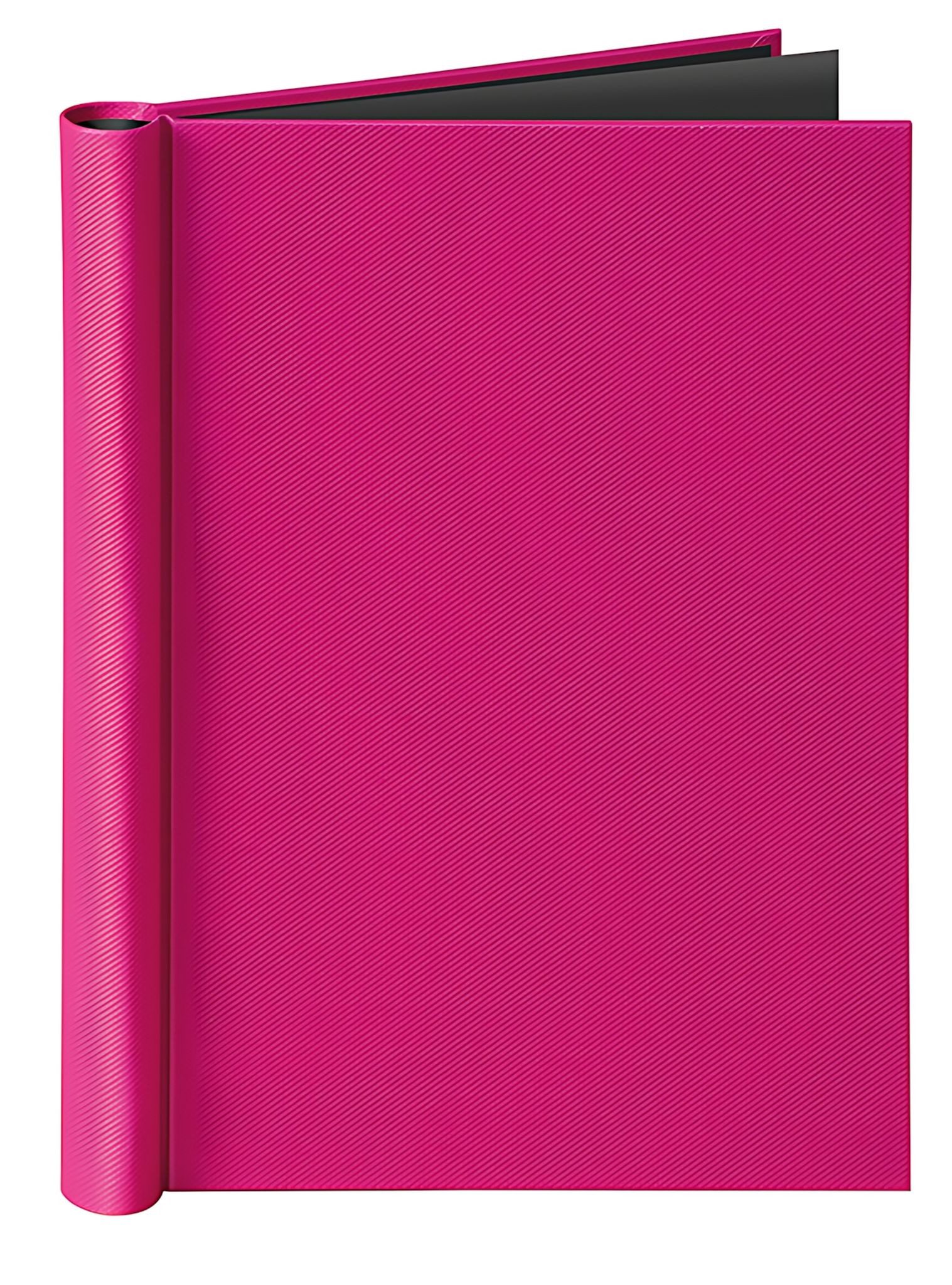VELOFLEX Hefter VeloflexKlemmbinder A4 VELOCOLOR pink mit schwarzem Innenspiegel