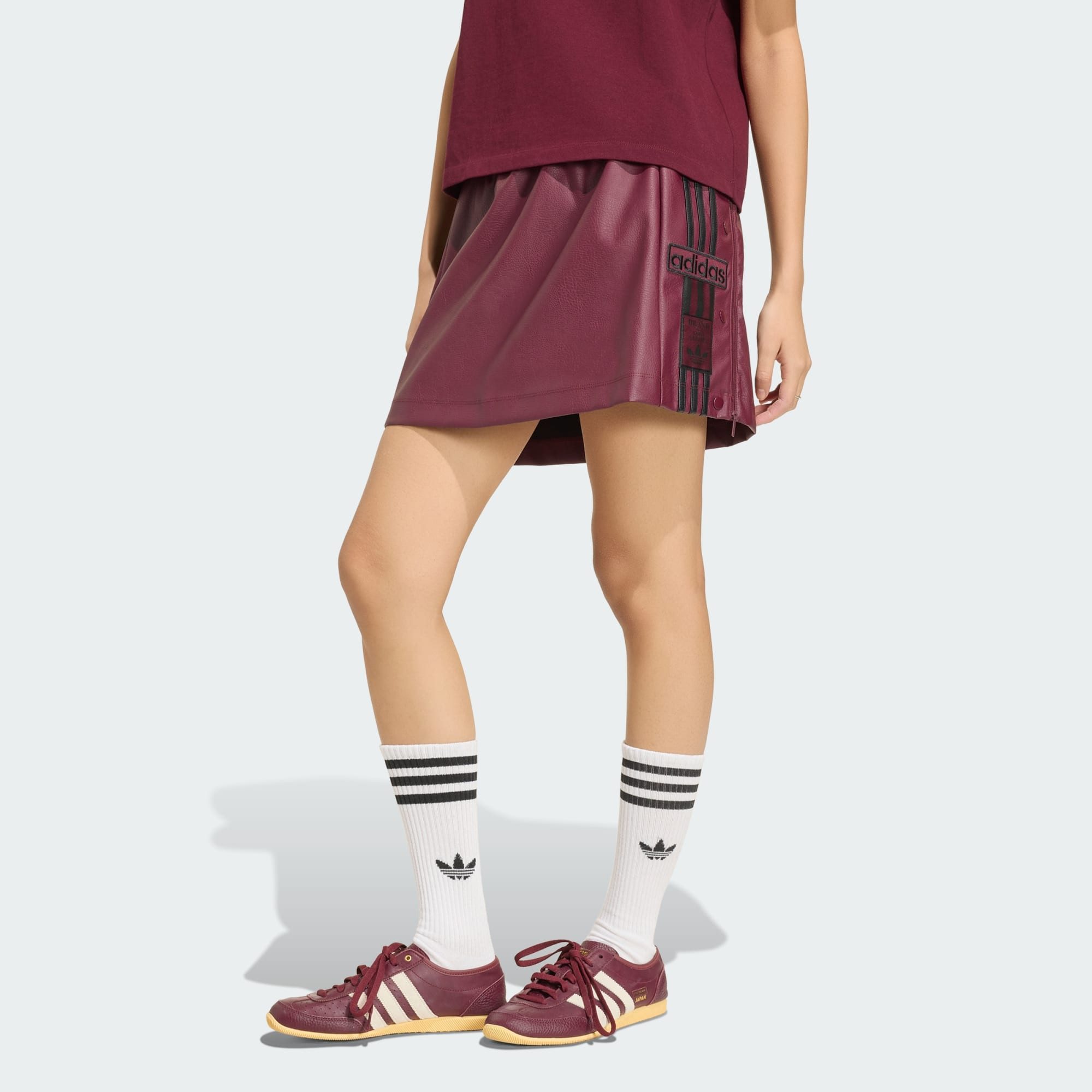 adidas Originals Jerseyrock ADIBREAK ROCK AUS KUNSTLEDER (1-tlg)