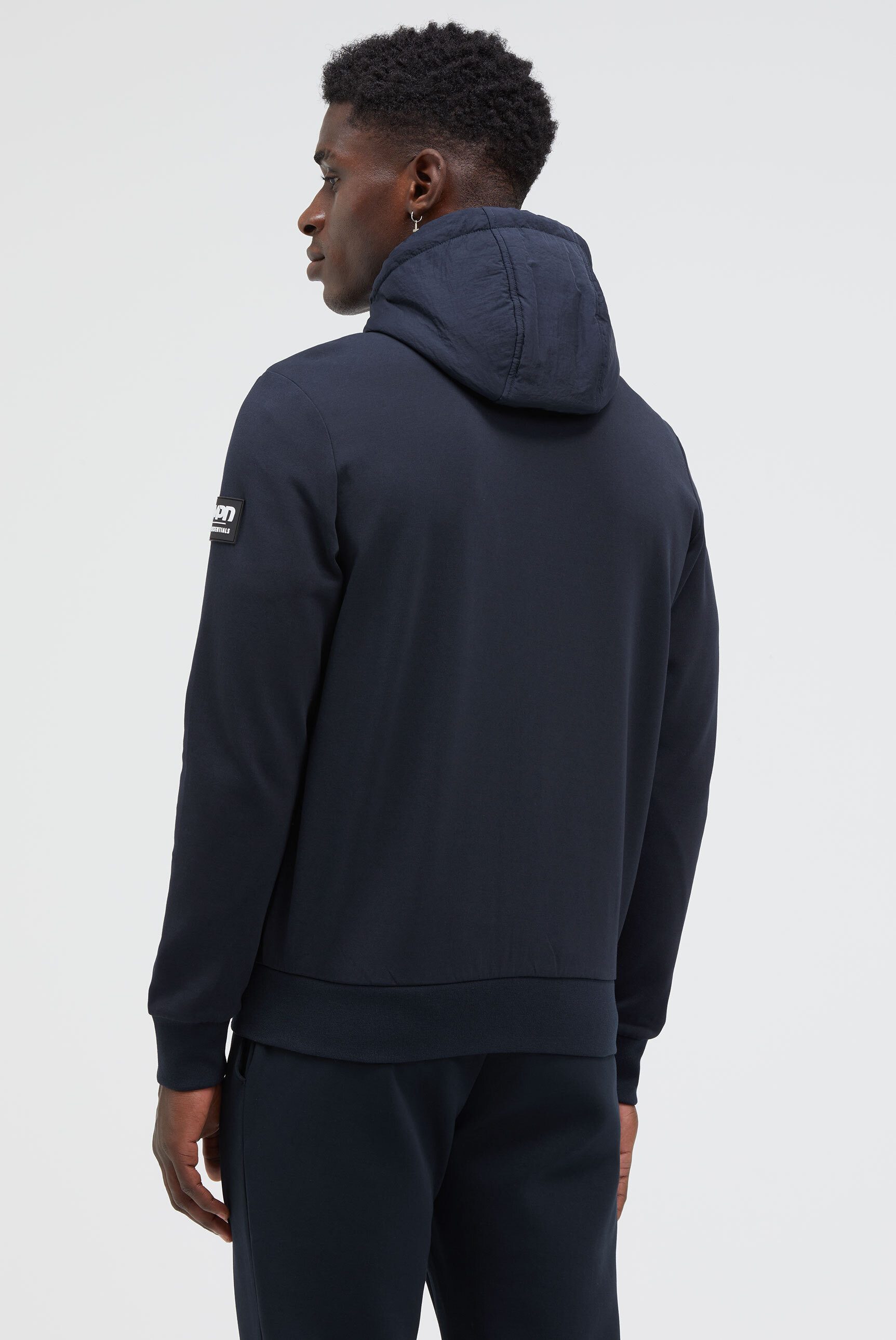 CMPD Kapuzensweatjacke mit Baumwolle