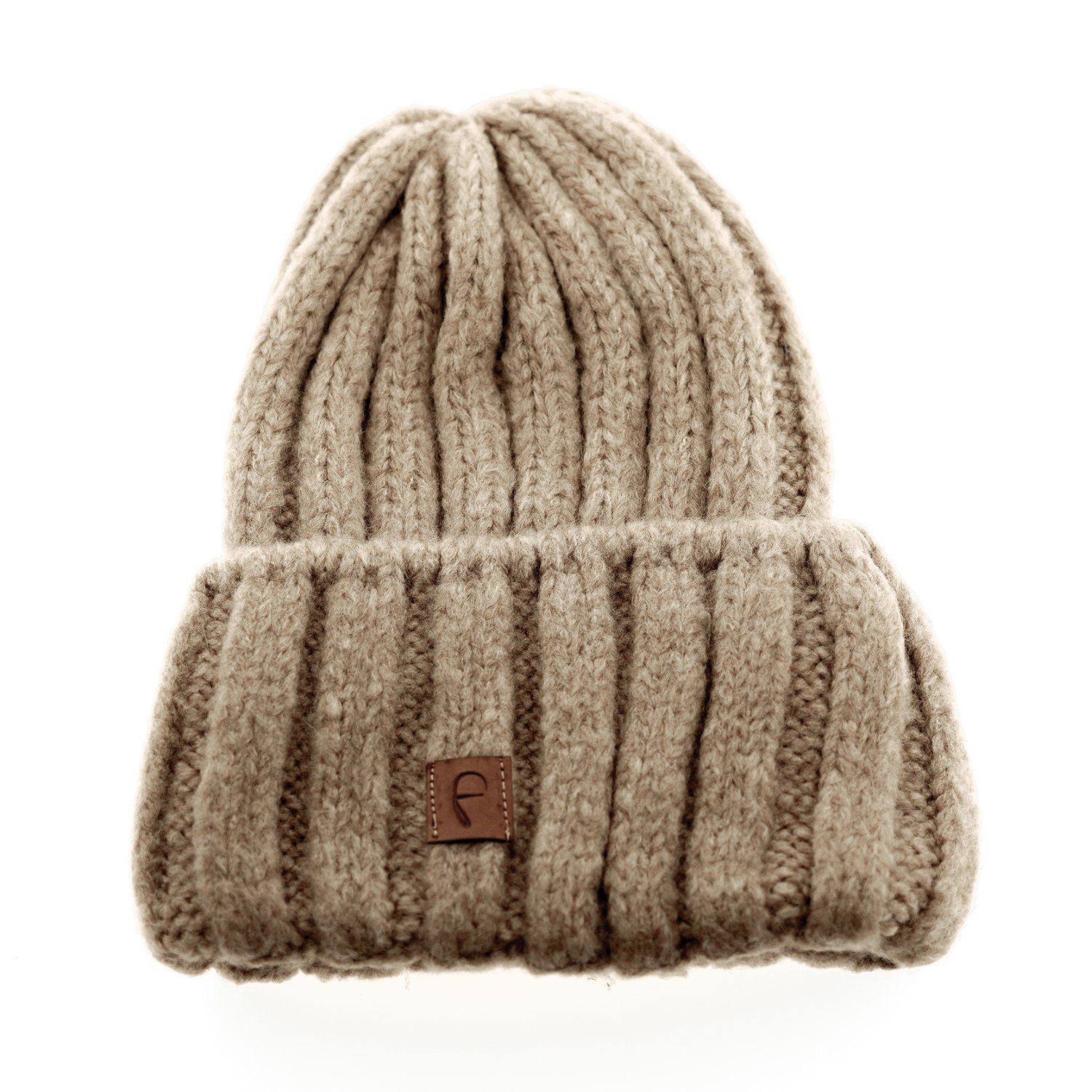 Faera Strickmütze Mütze zum Warmhalten Herbst- Winter-Mütze Strickmütze Unisex One Size