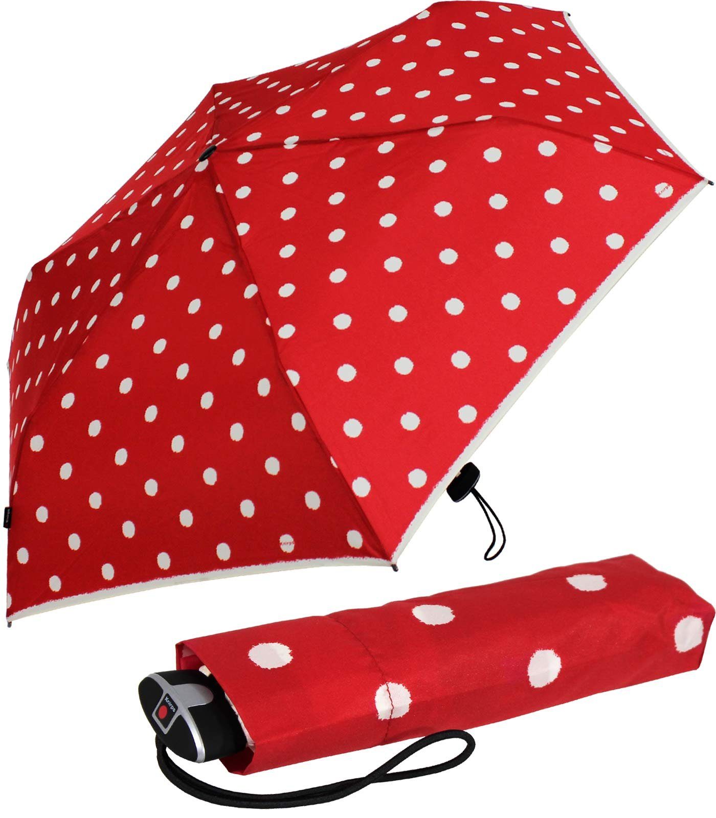 Knirps® Taschenregenschirm flacher, stabiler für jeden jede Schirm, treuer Notfall ein für Tasche, passend Begleiter