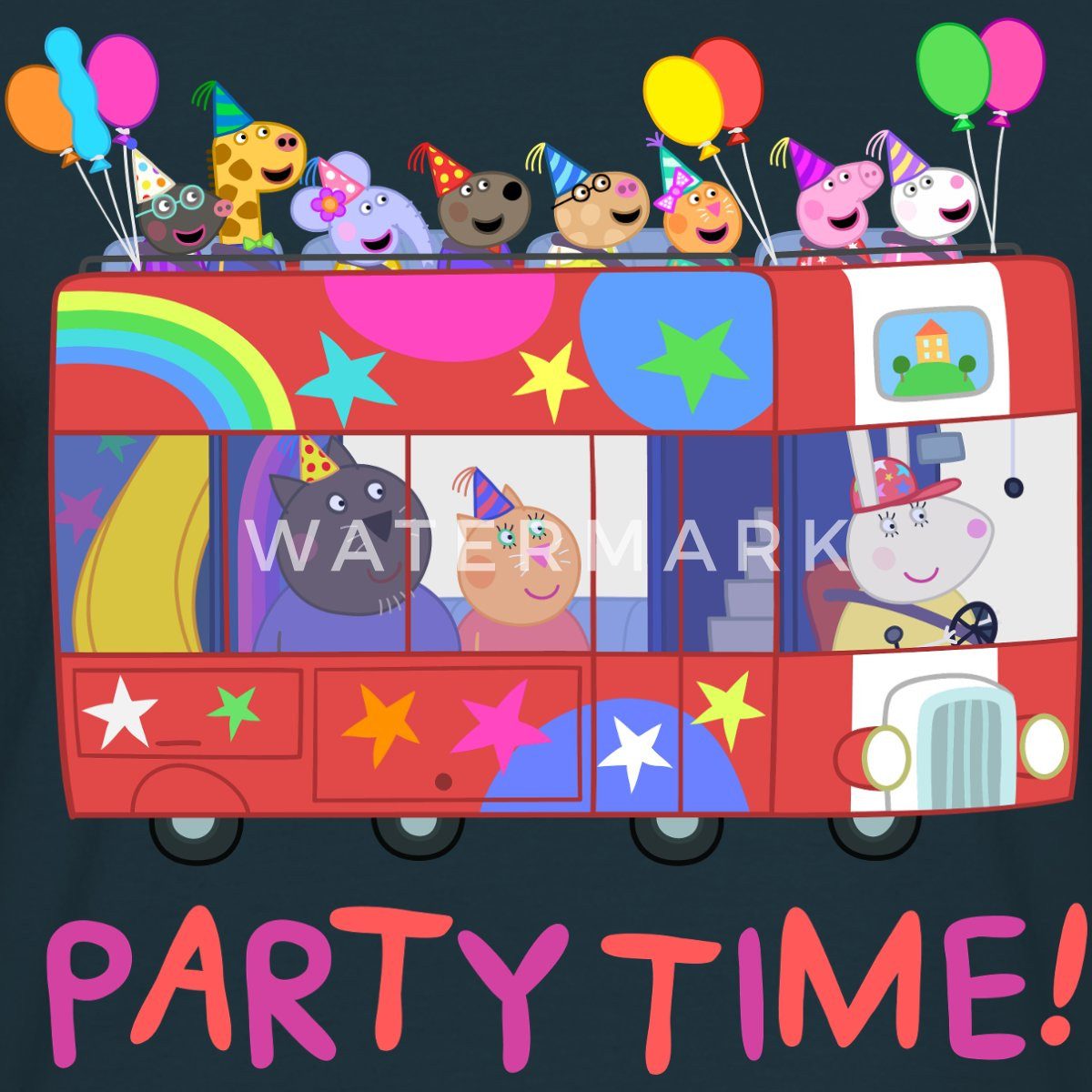 Spreadshirt T-Shirt Peppa Pig Design Party günstig online kaufen